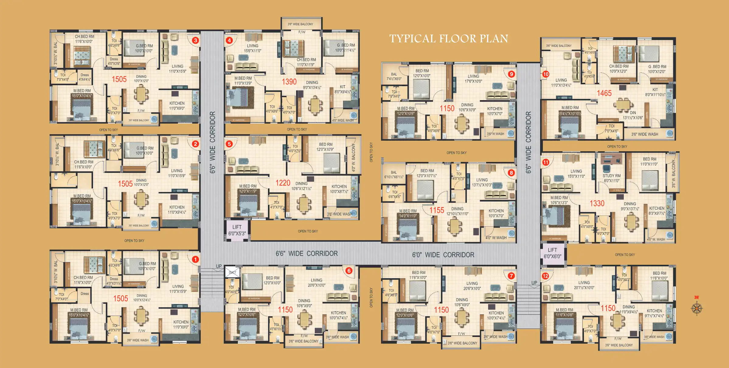 Royal Crown Floor Plans & Layout