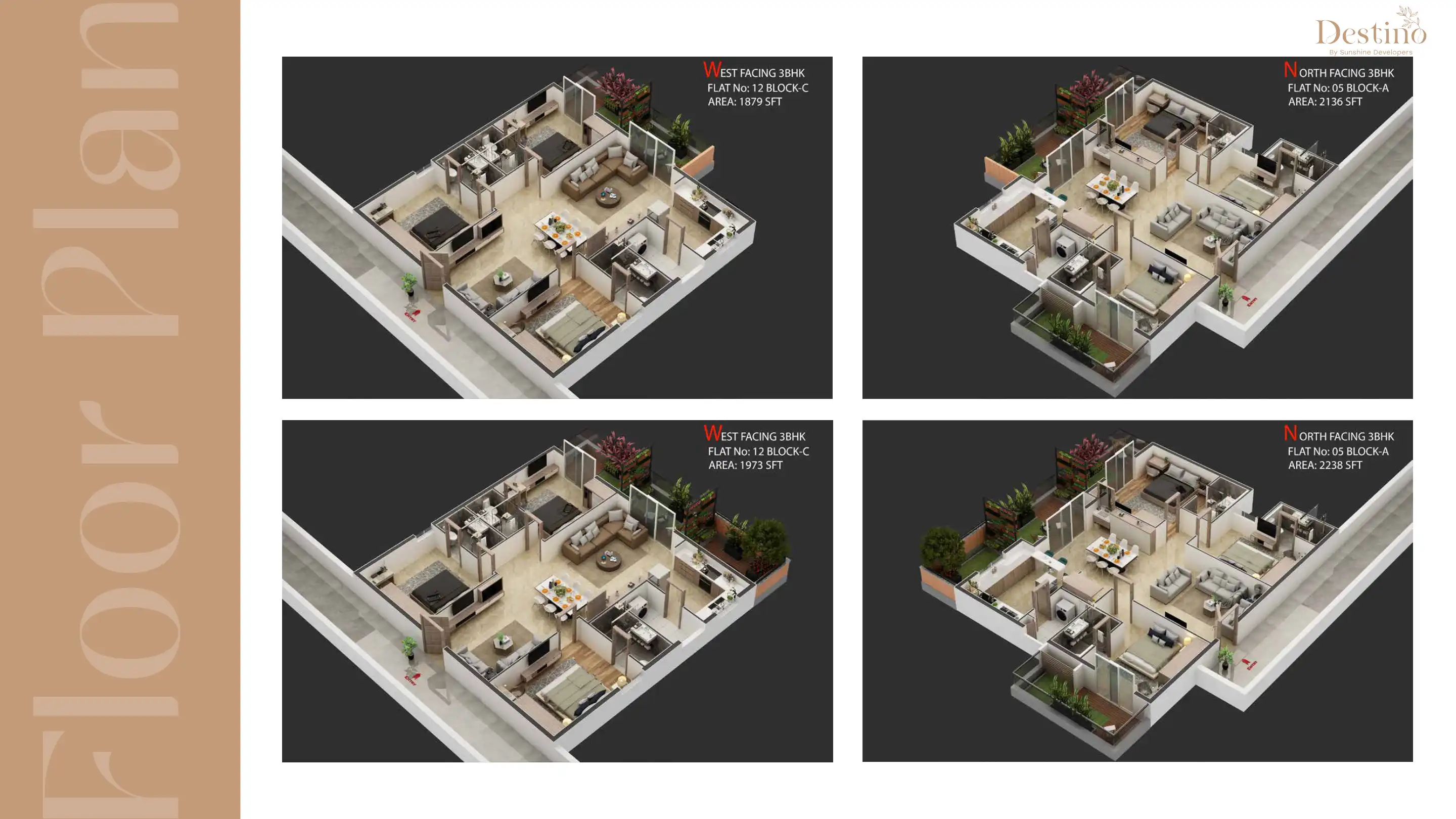 Sunshine Destino Floor Plans & Layout