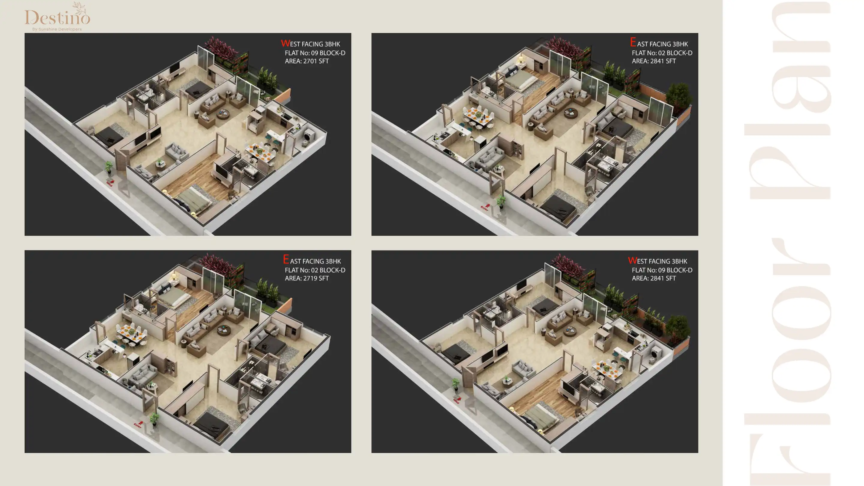 Sunshine Destino Floor Plans & Layout