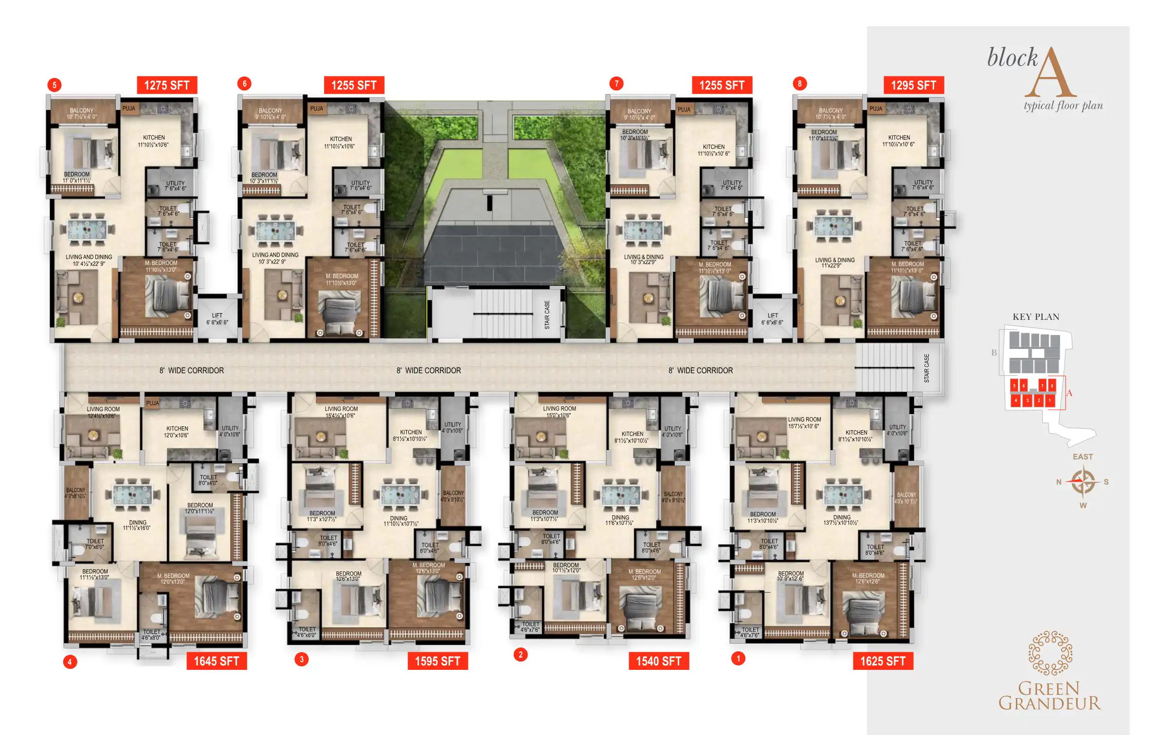 Green Grandeur Floor Plans & Layout
