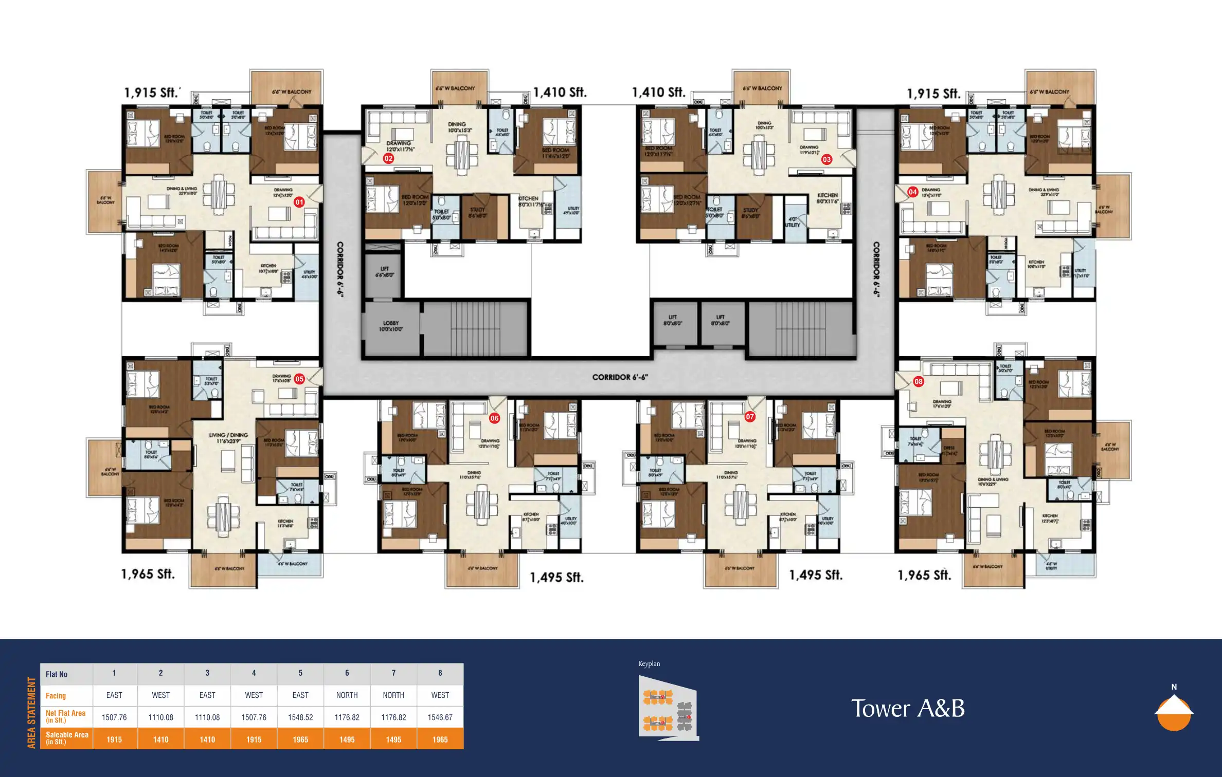 Pranathis Kiara Floor Plans & Layout