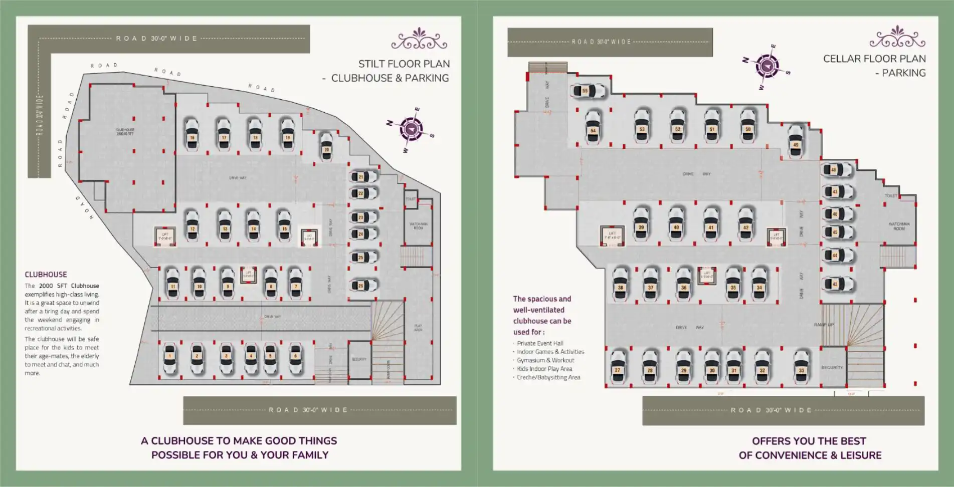 Serene Heights Floor Plans & Layout