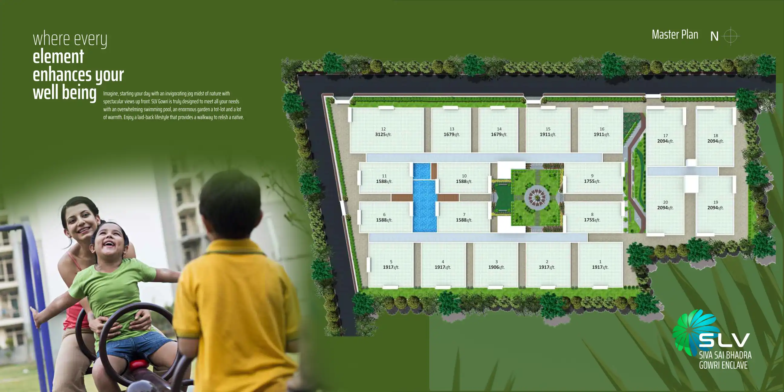 Shiva Sai Enclave Floor Plans & Layout