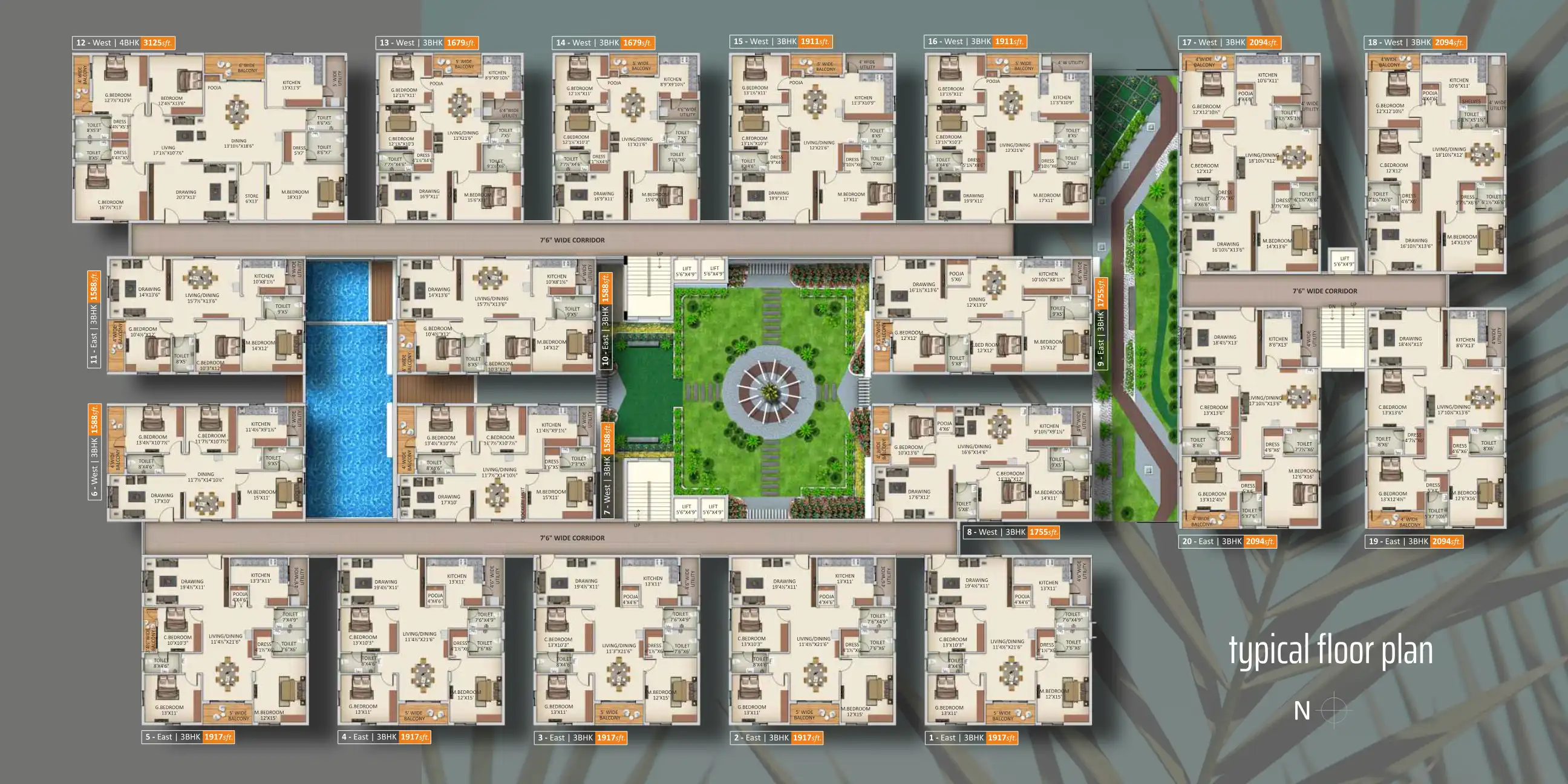 Shiva Sai Enclave Floor Plans & Layout