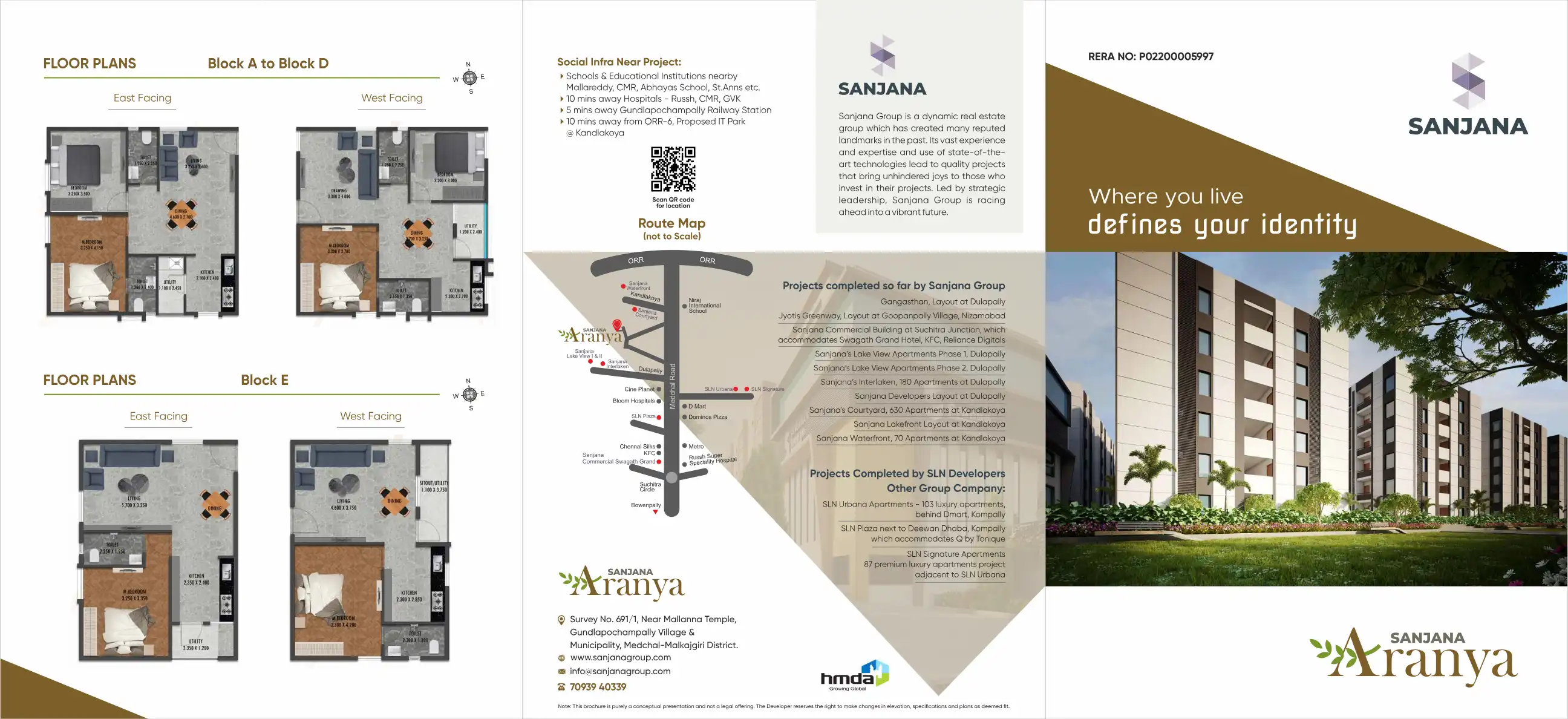 Sanjanas Aranya Floor Plans & Layout