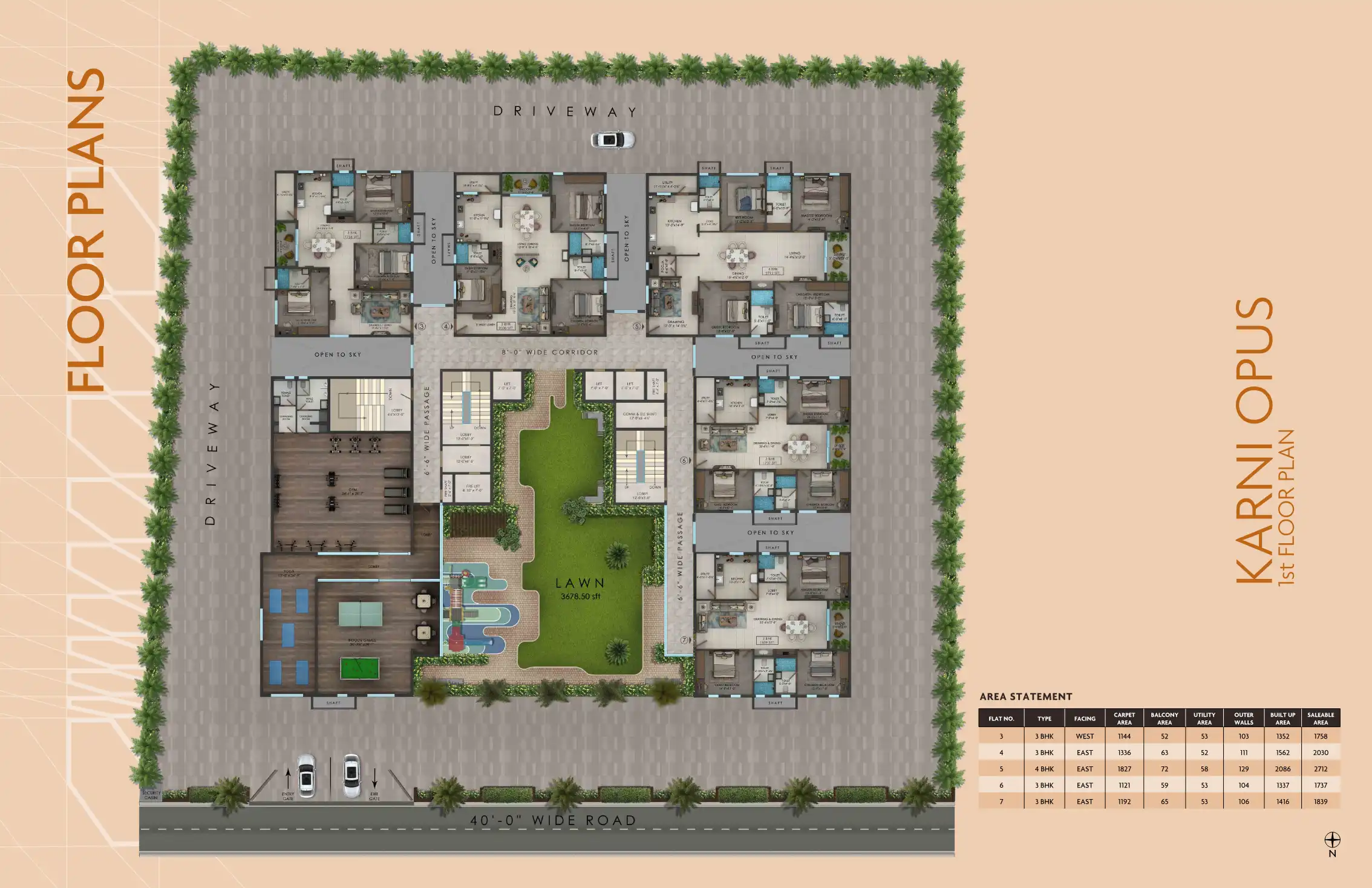 Karni Opus Floor Plans & Layout