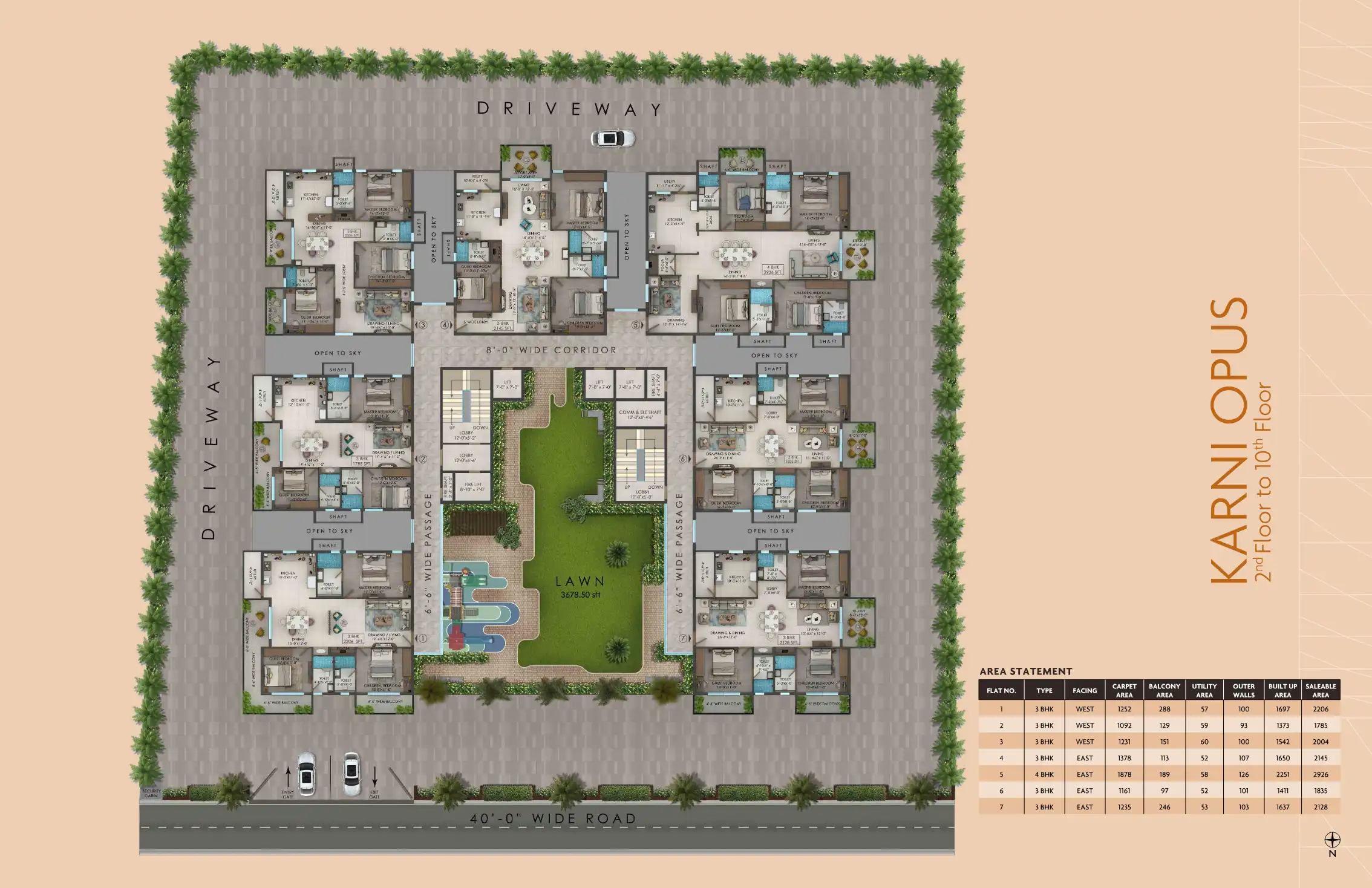 Karni Opus Floor Plans & Layout