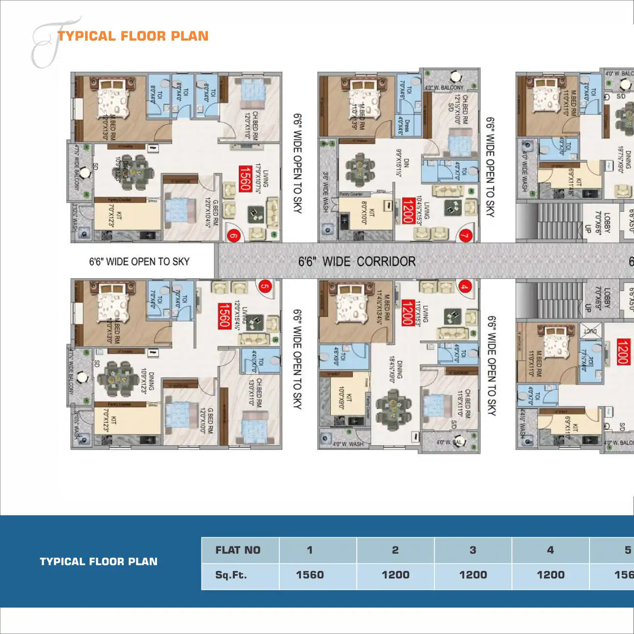 Aarna Pride Floor Plans & Layout