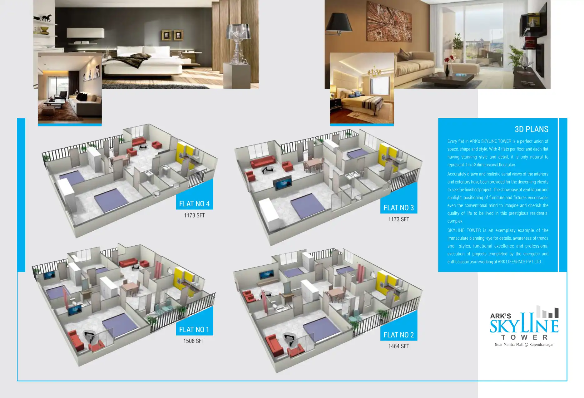 Skyline Towers Floor Plans & Layout
