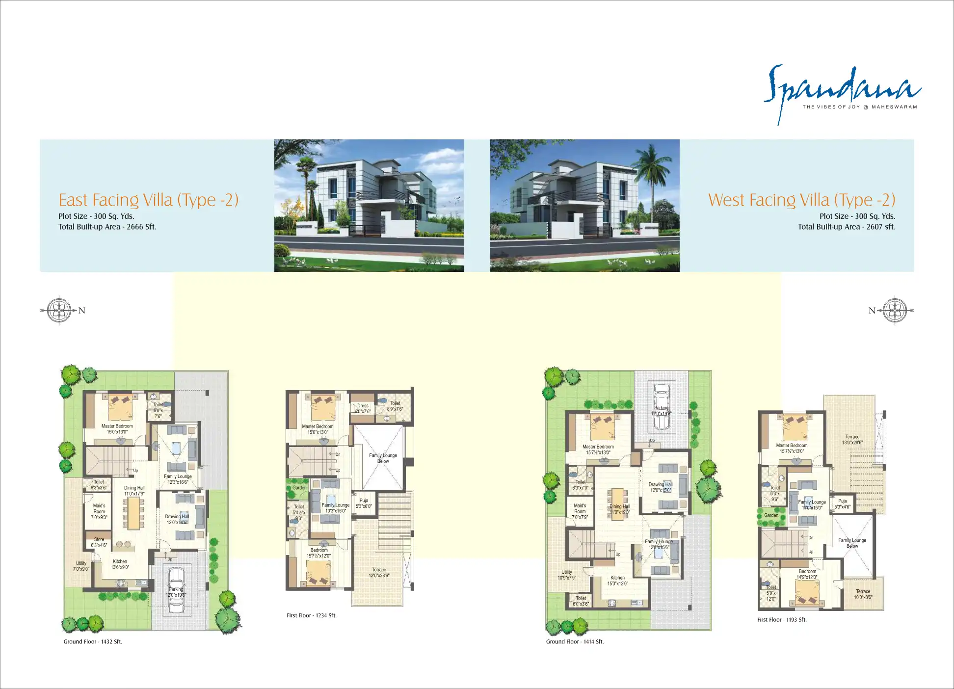 Vision Spandana Floor Plans & Layout