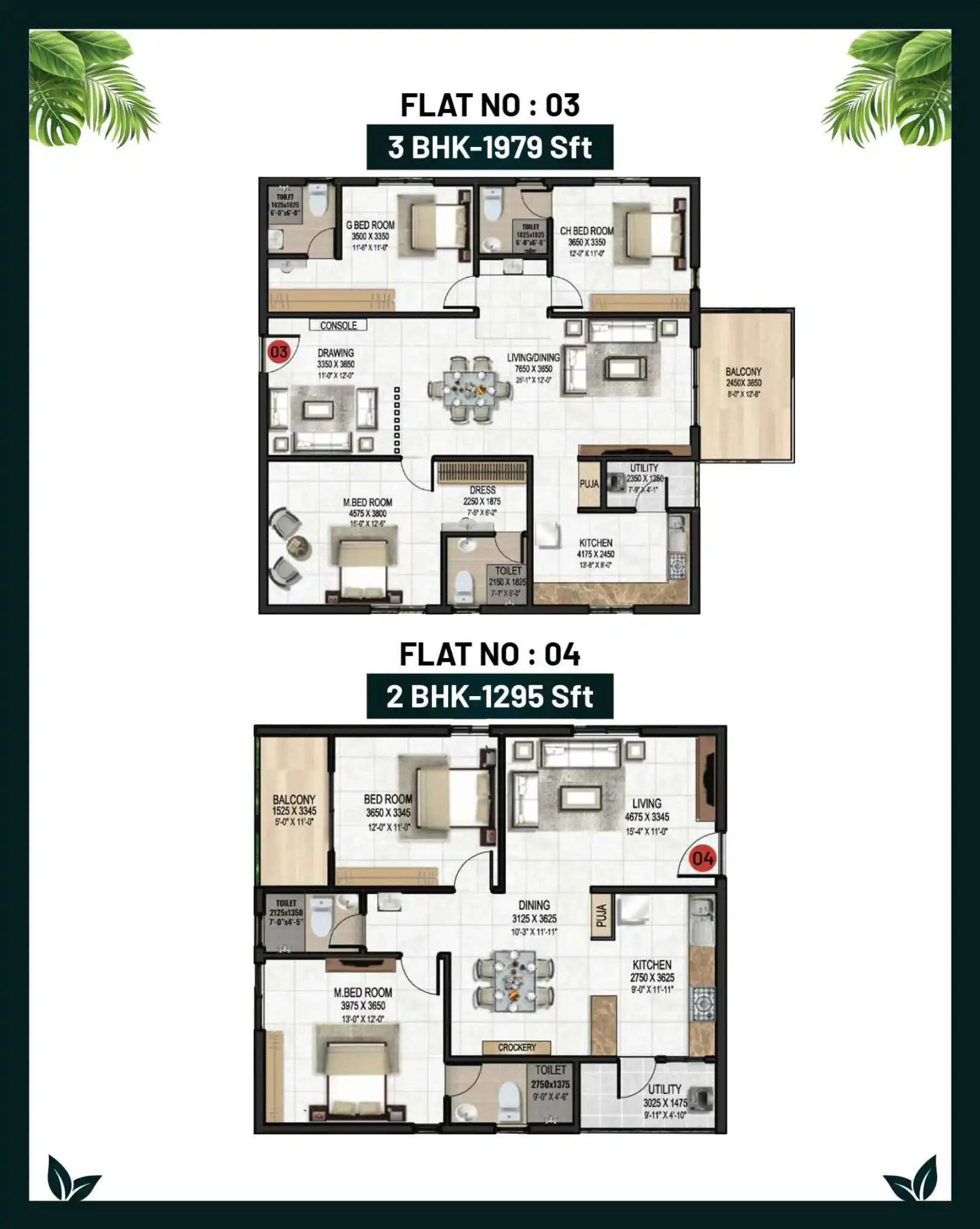 Aastha Gardenia Floor Plans & Layout