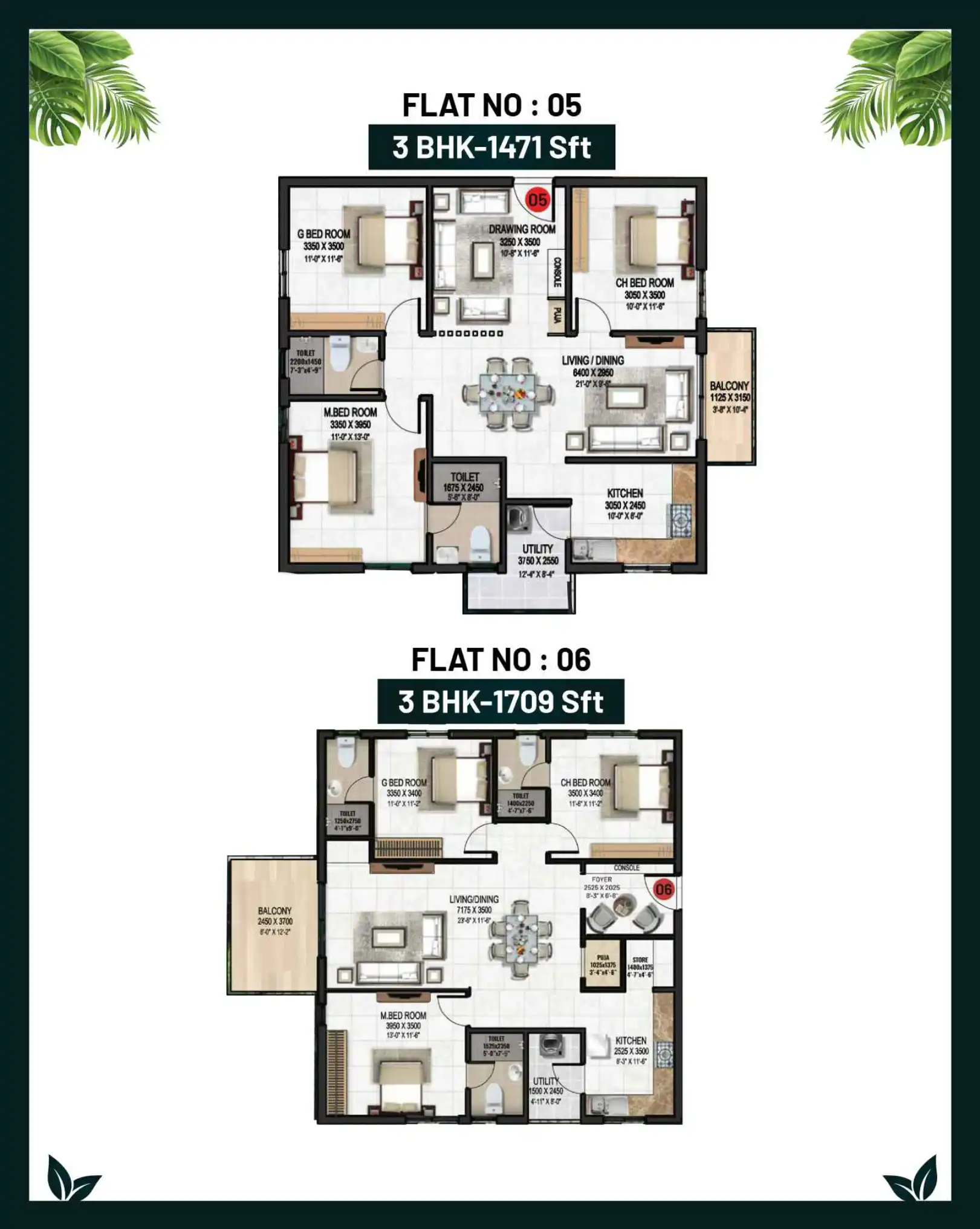 Aastha Gardenia Floor Plans & Layout