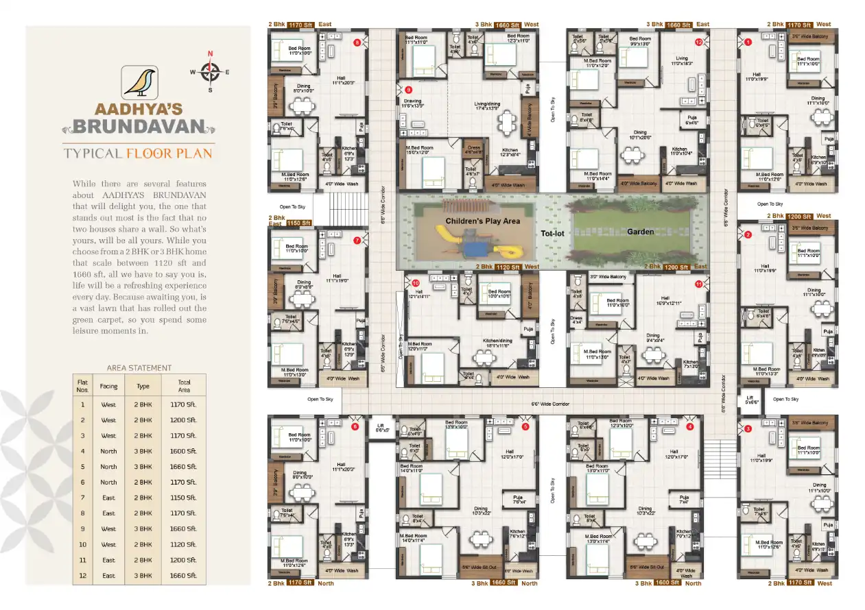 Aadhyas Brundavan Floor Plans & Layout