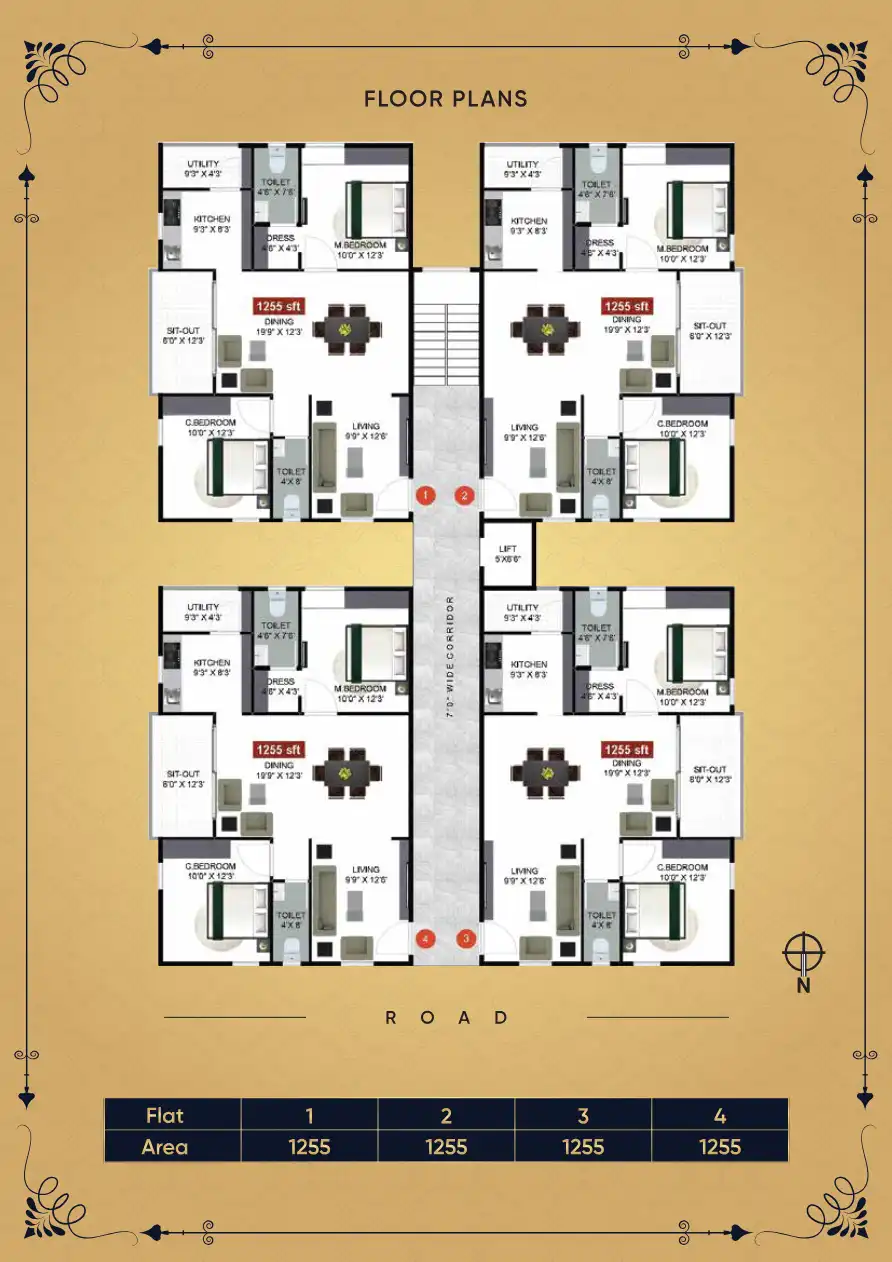 Exotica Floor Plans & Layout