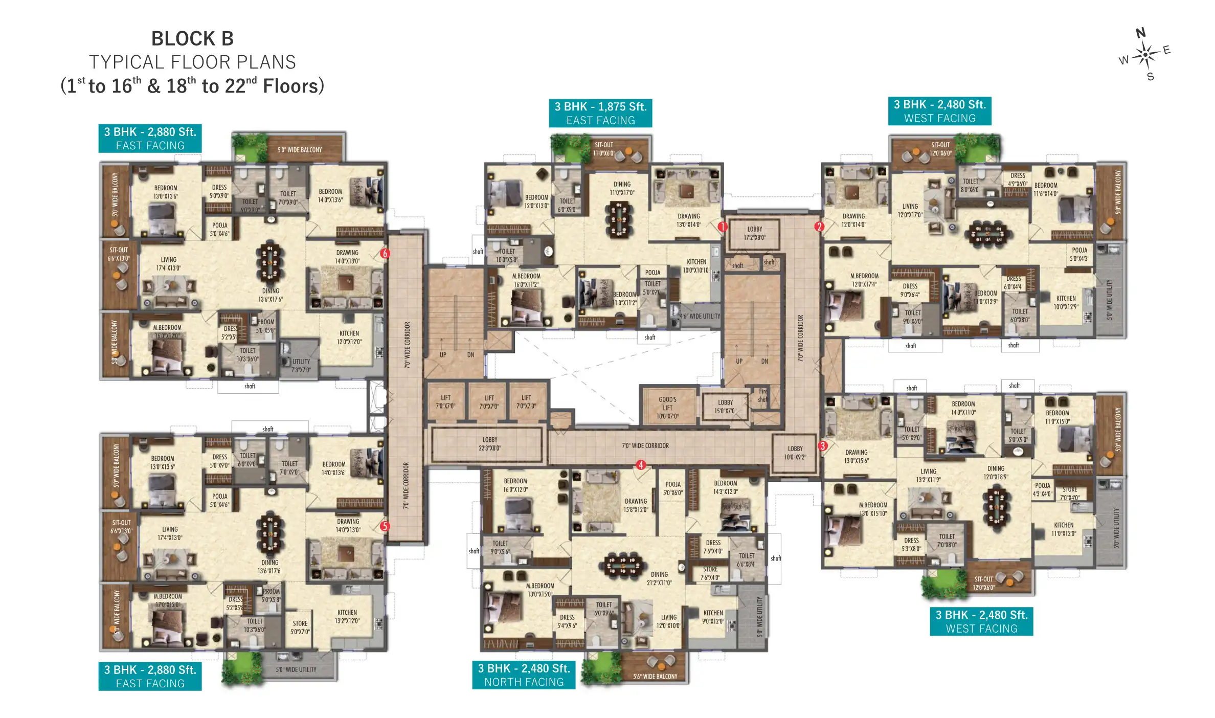 Sree City Floor Plans & Layout
