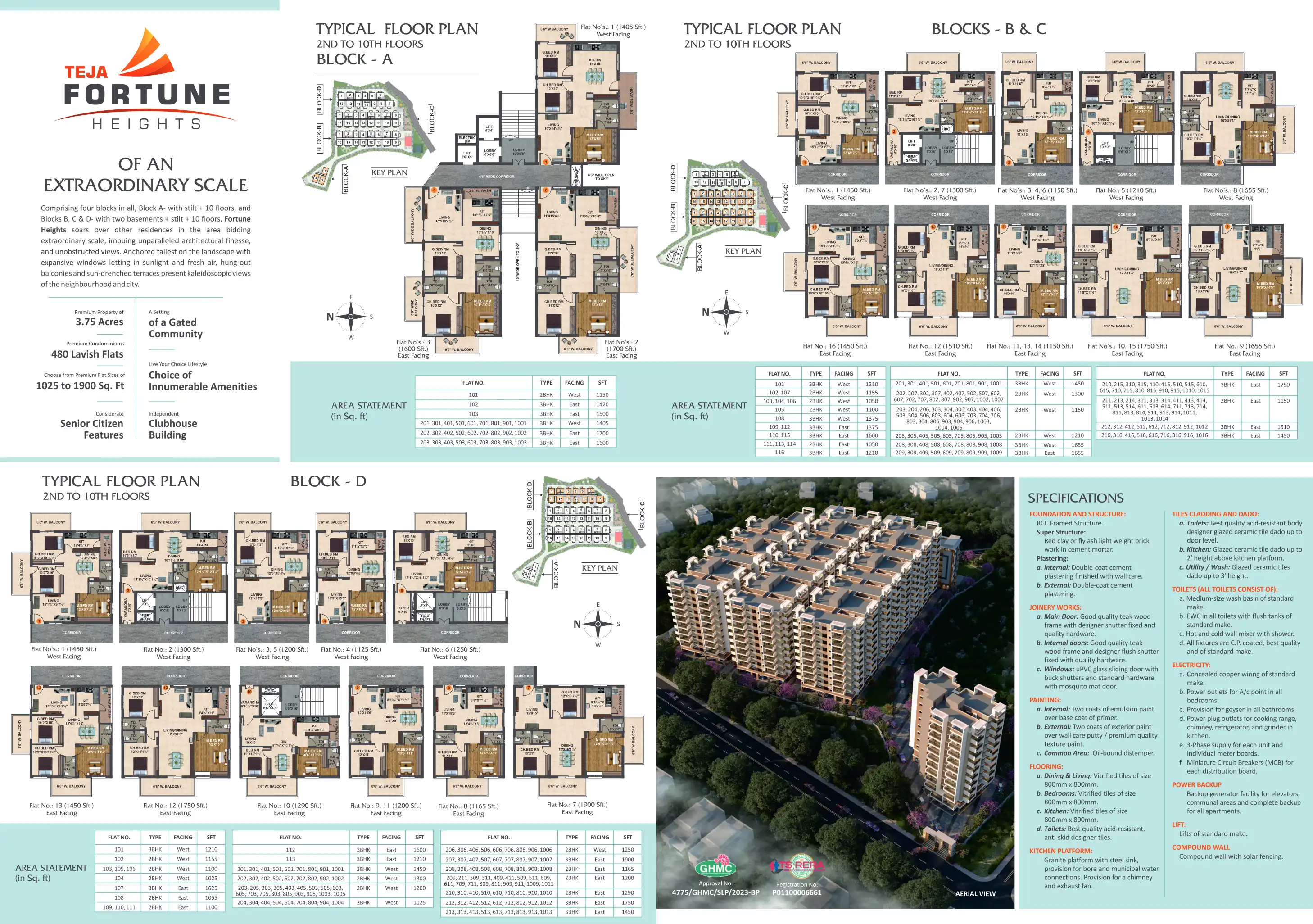 Tejha S Lake View Floor Plans & Layout