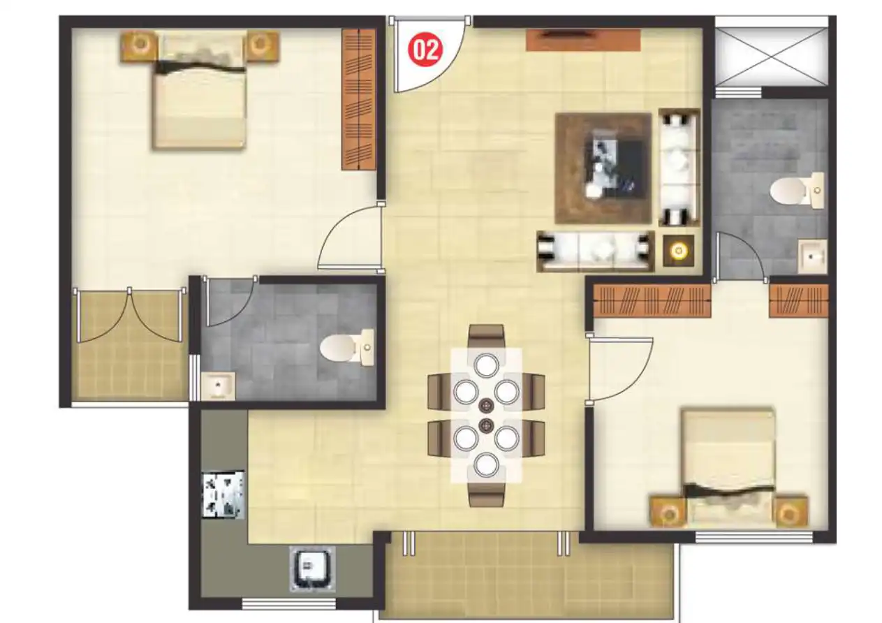 Pundarikaksha Floor Plans & Layout