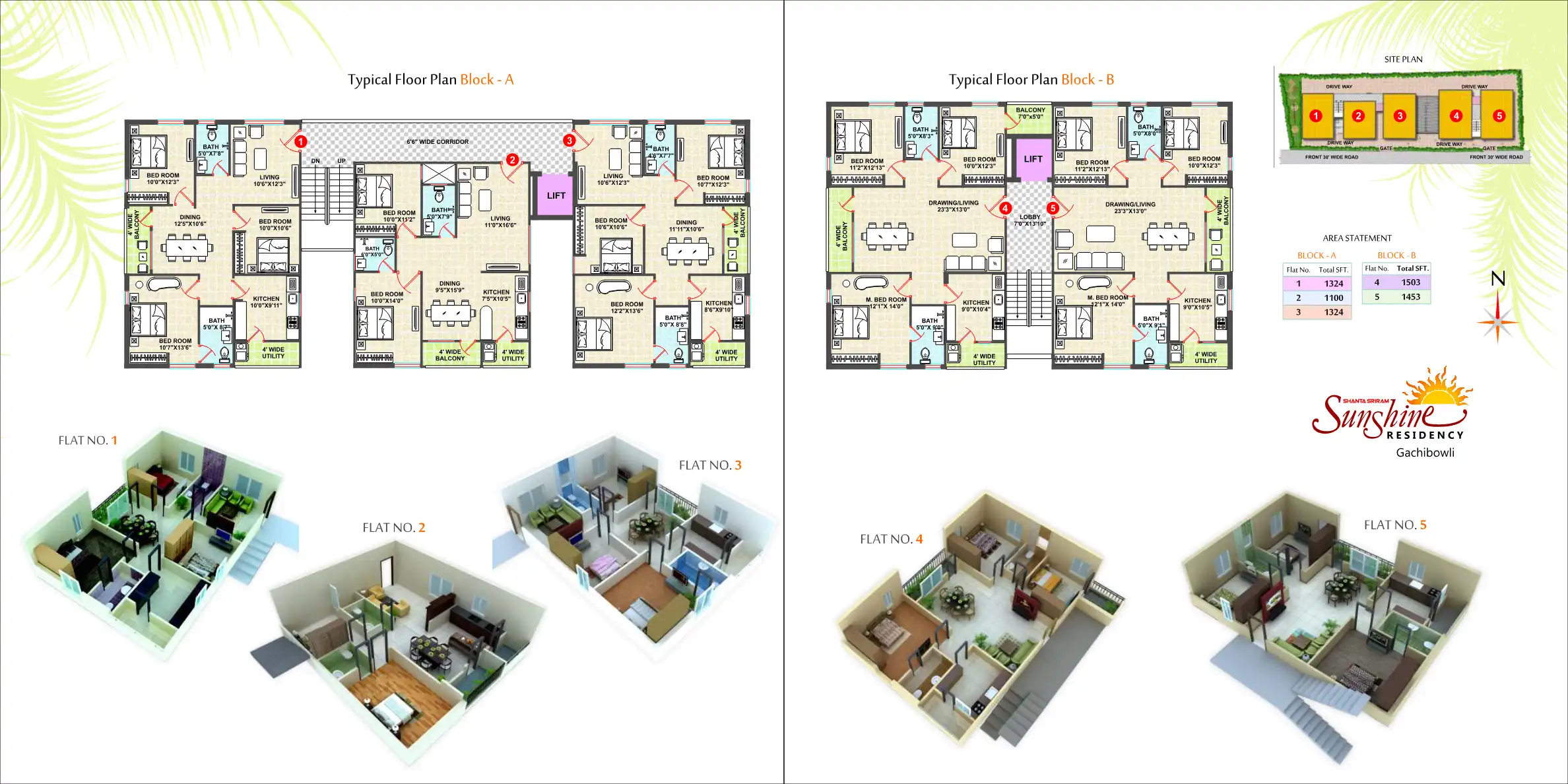 Sunshine Heights Floor Plans & Layout