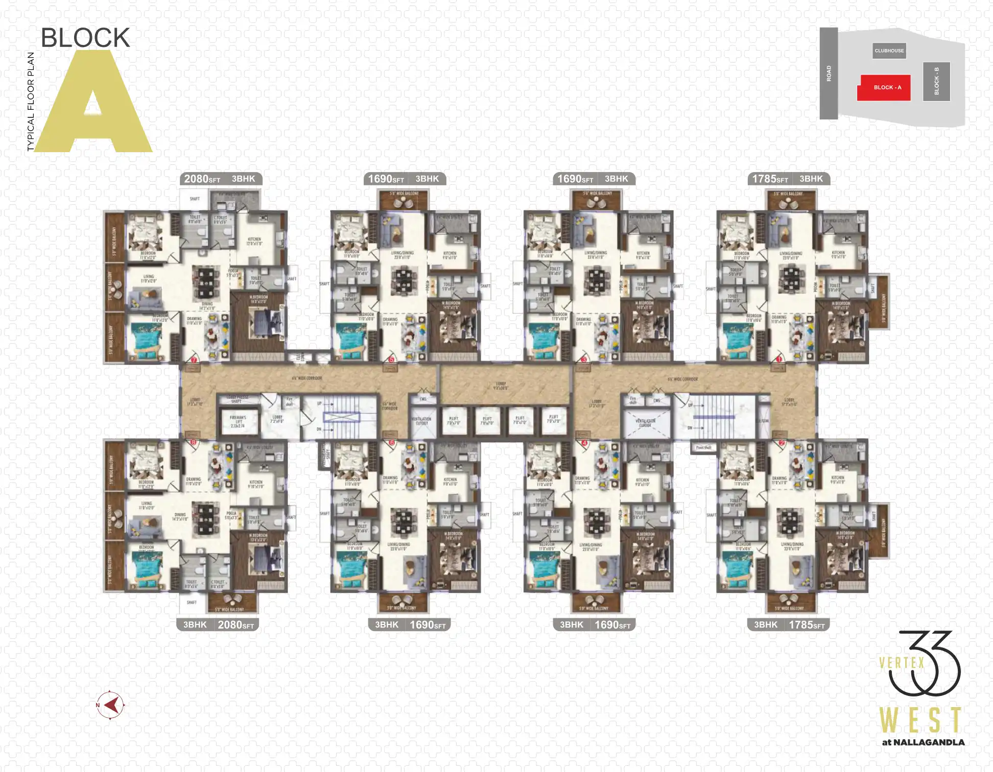 Vertex 33west Floor Plans & Layout