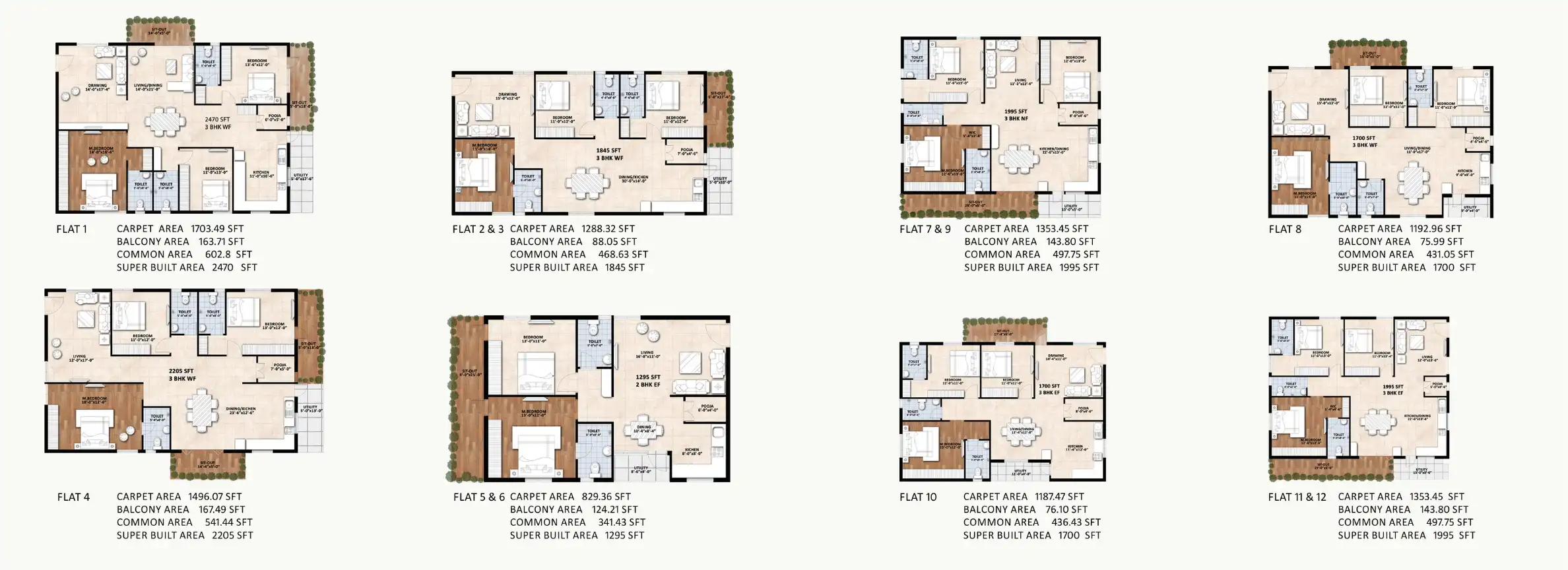 Ameya Rise Floor Plans & Layout