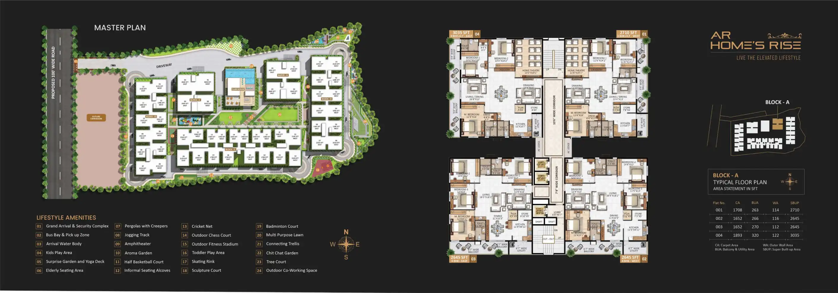 AR Homes Rise Floor Plans & Layout
