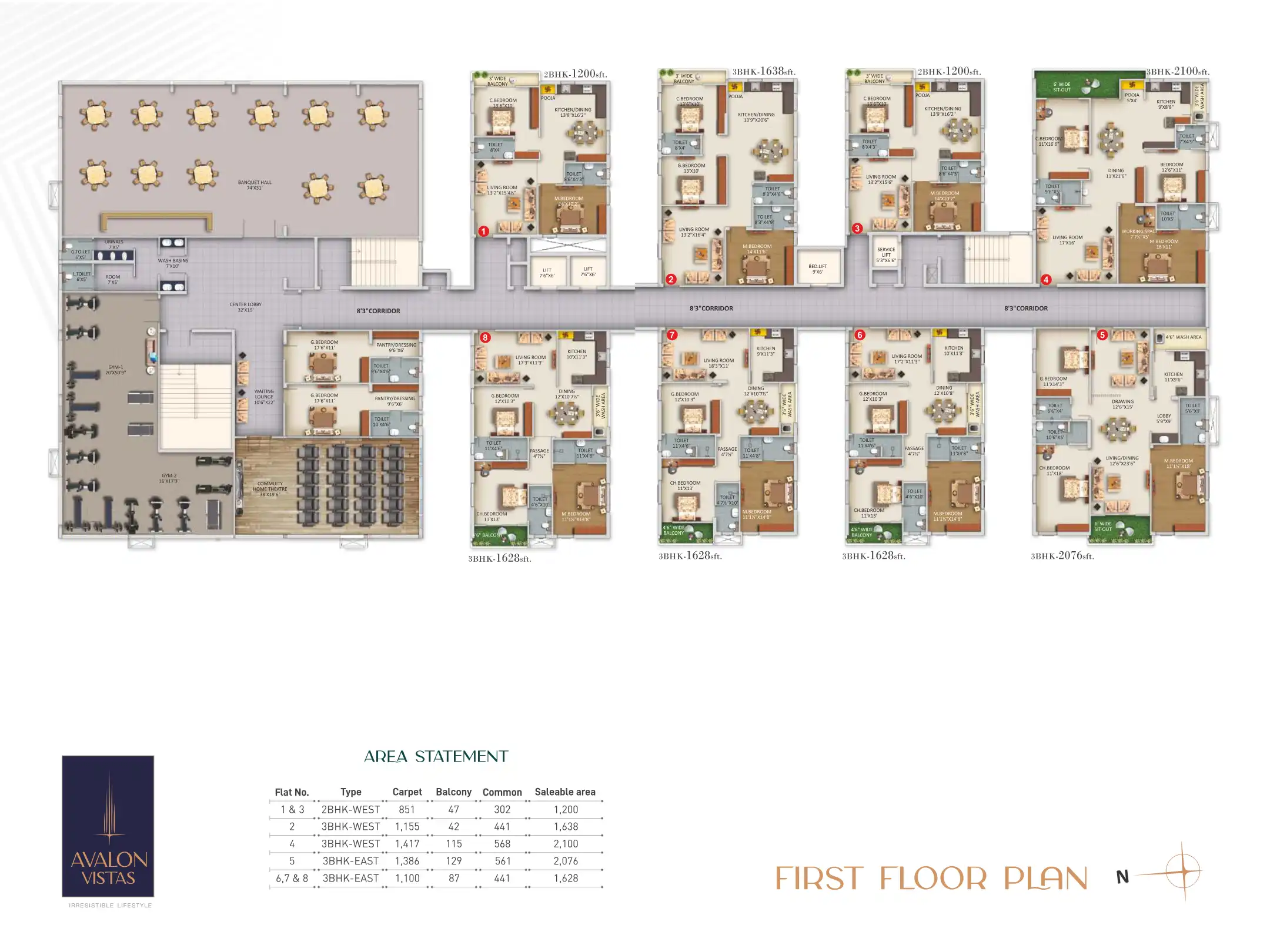 Avalon Vistas Floor Plans & Layout