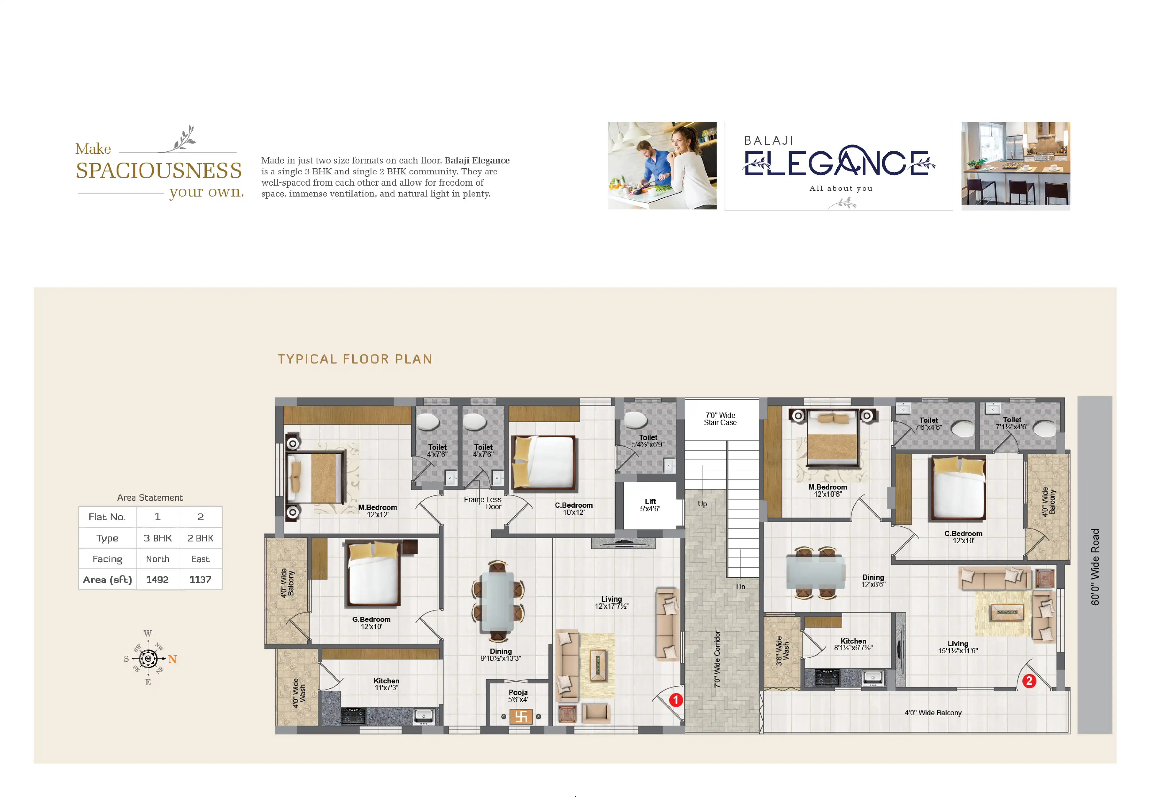 Ananda Pride Residency Floor Plans & Layout