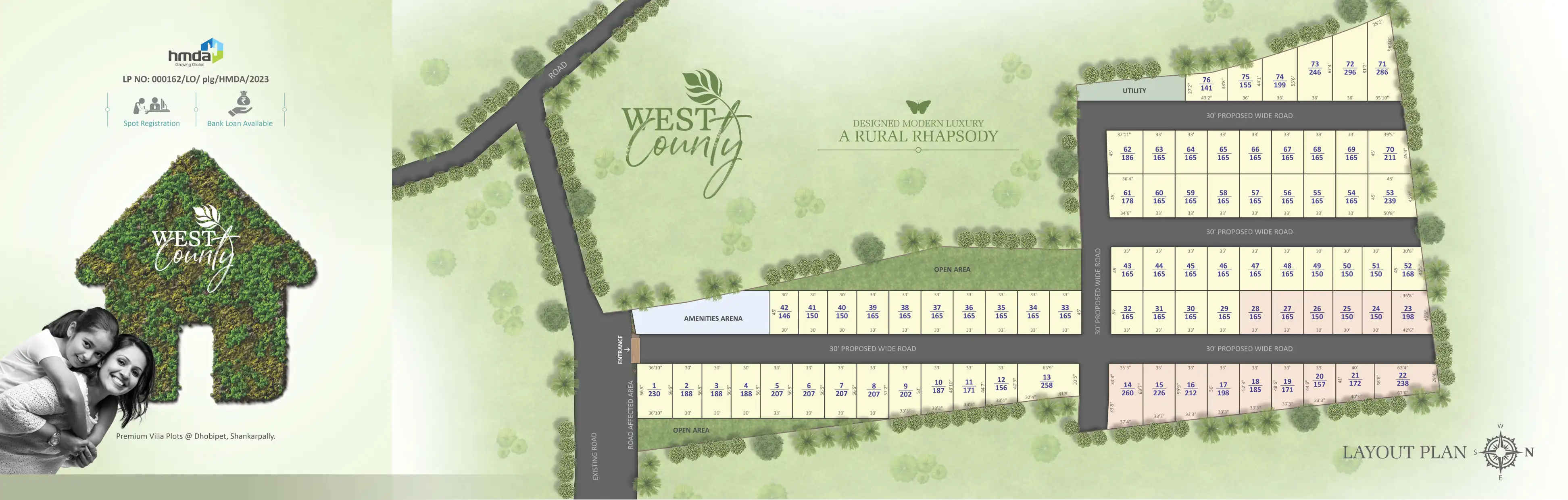 West County Floor Plans & Layout