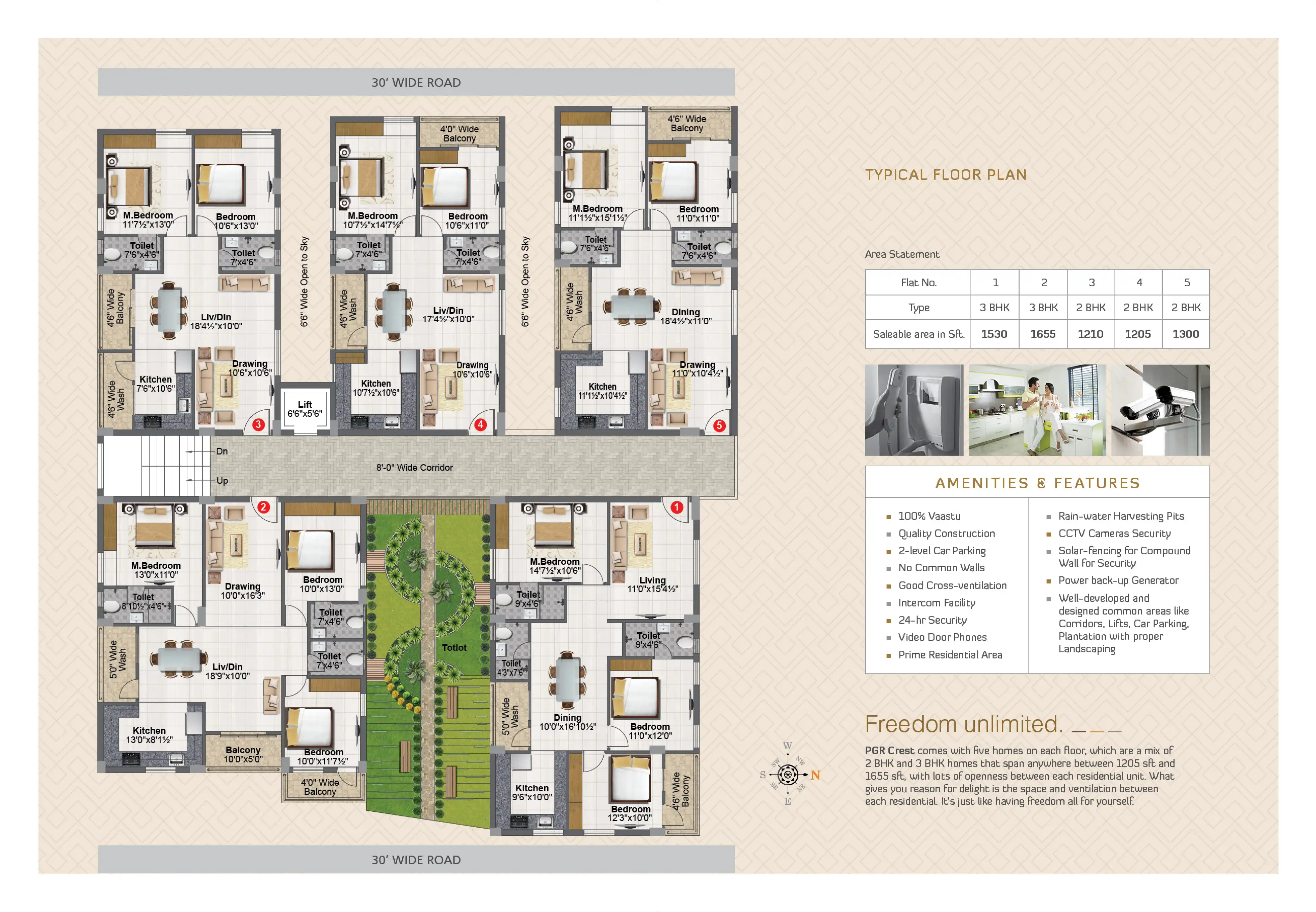 North Crest Floor Plans & Layout