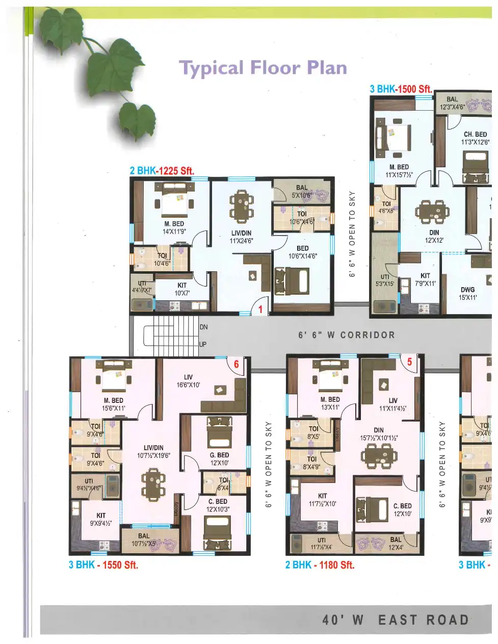 The Crown Villas Floor Plans & Layout