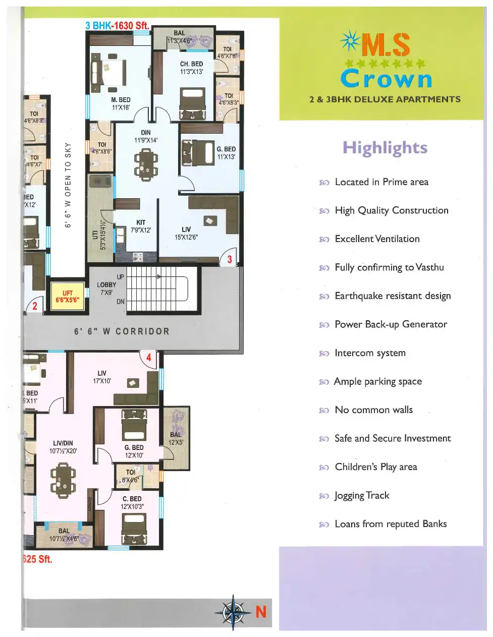 The Crown Villas Floor Plans & Layout