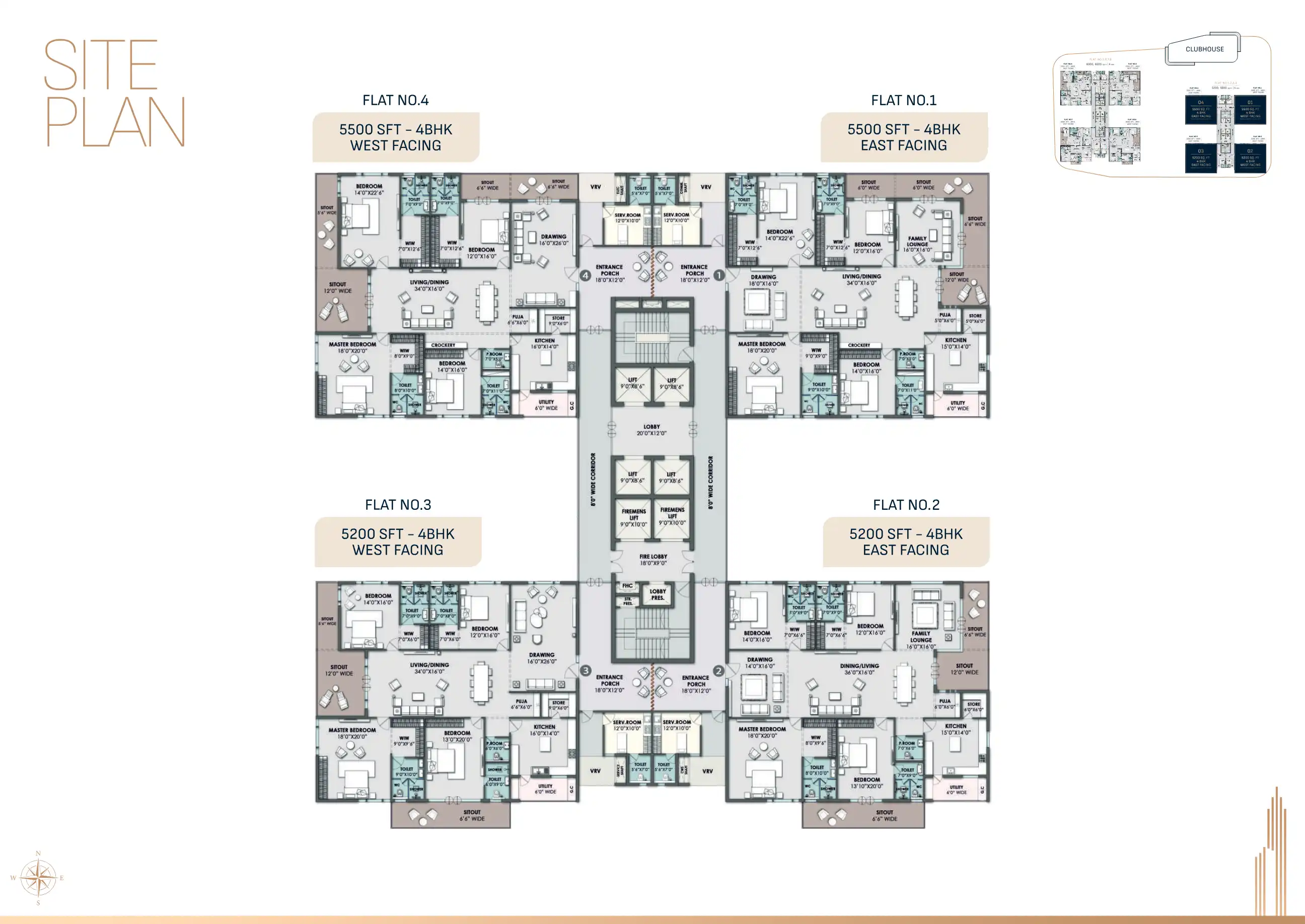 Vamsiram Vineel Ventures Mall Floor Plans & Layout