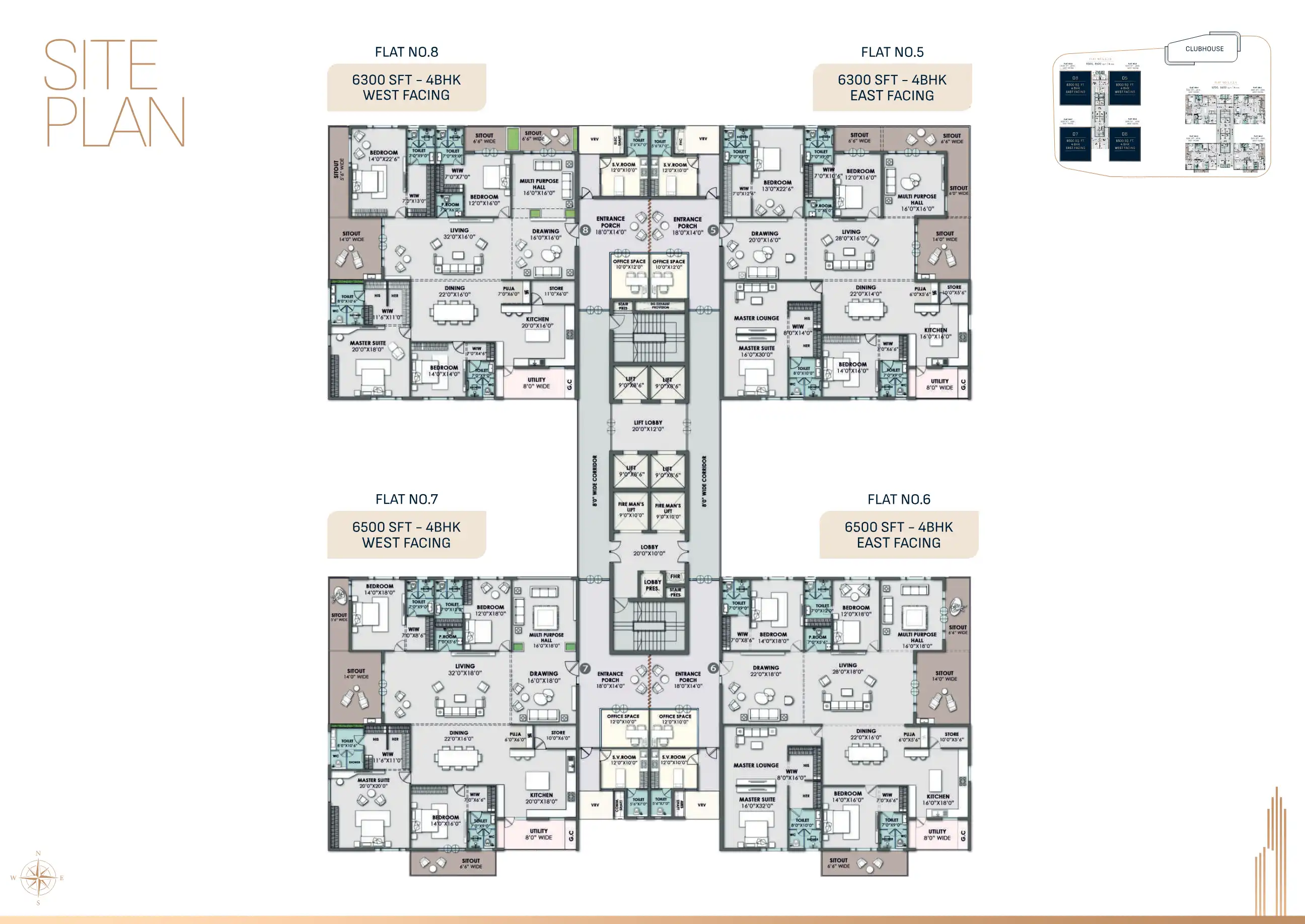 Vamsiram Vineel Ventures Mall Floor Plans & Layout