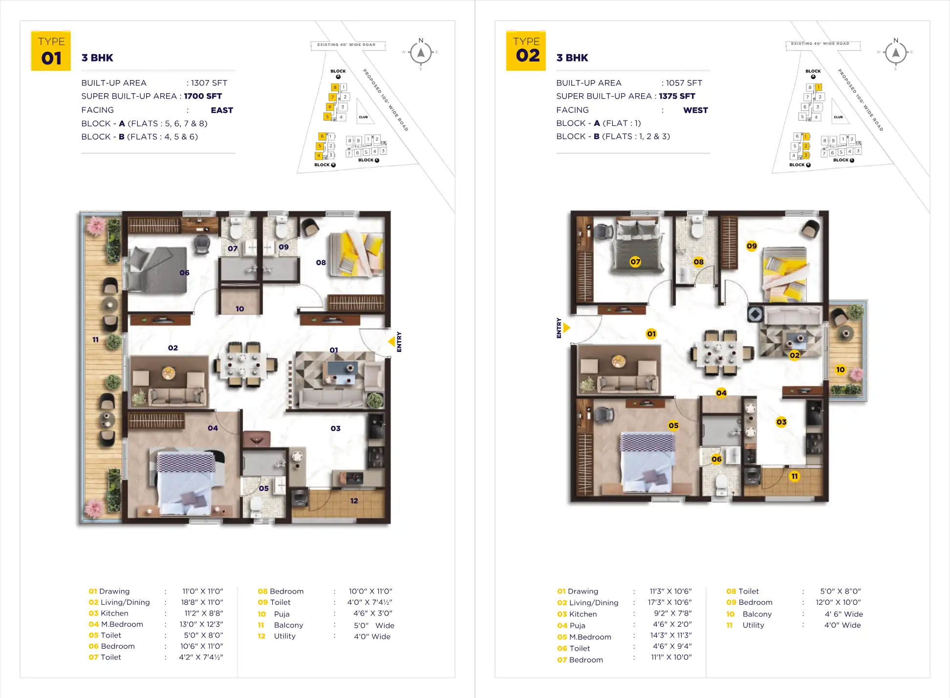 Elegant Nivasa Floor Plans & Layout