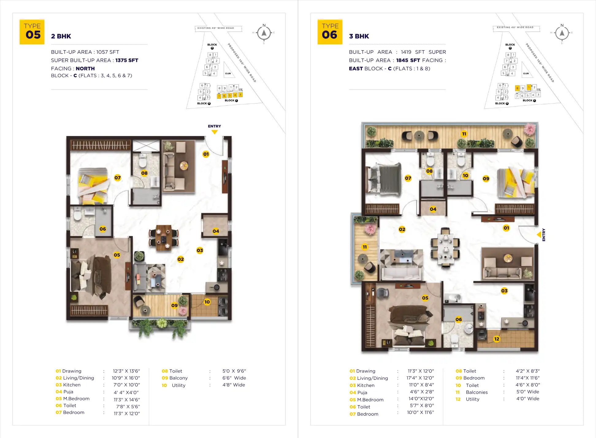 Elegant Nivasa Floor Plans & Layout