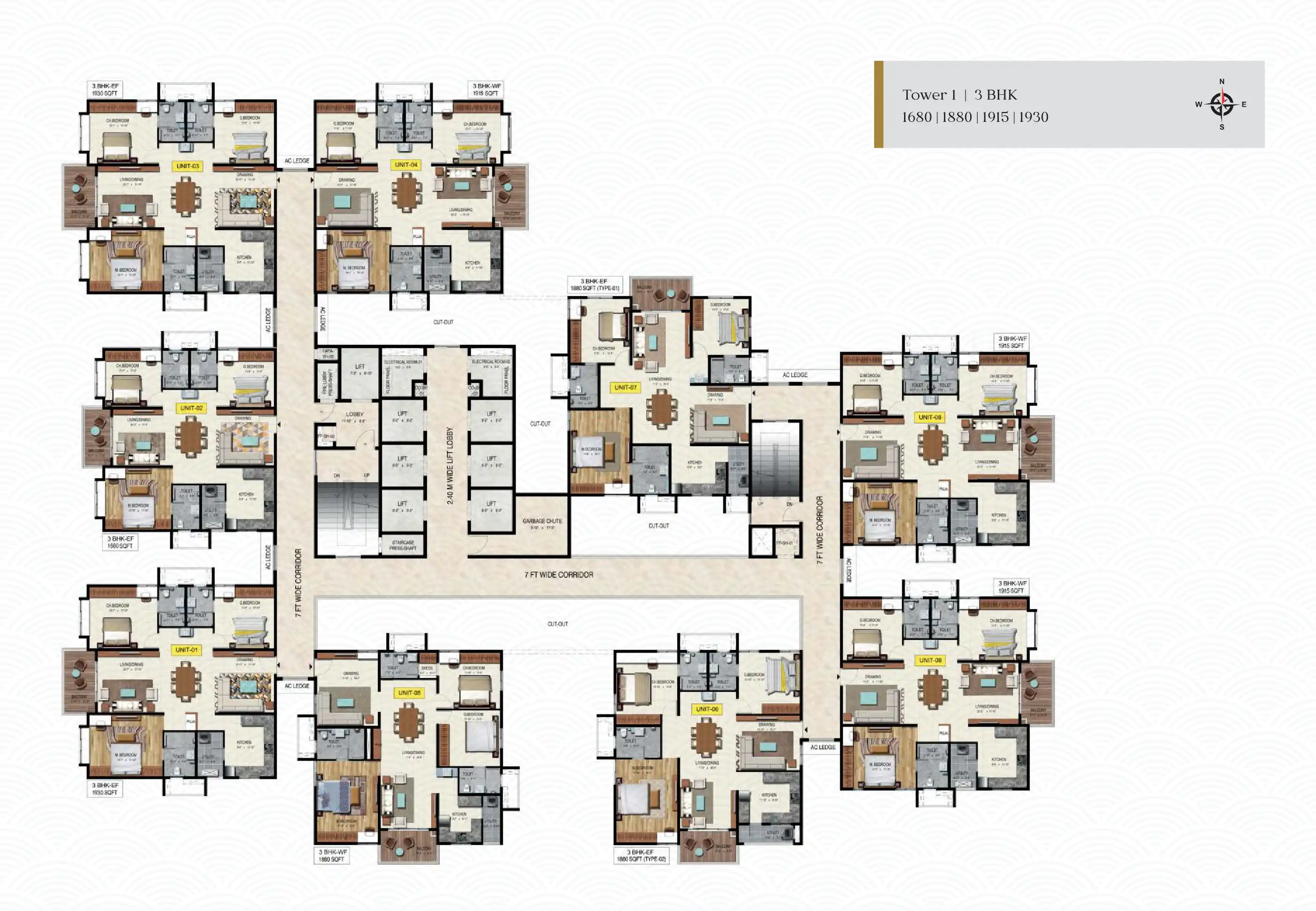 Wave Floor Plans & Layout