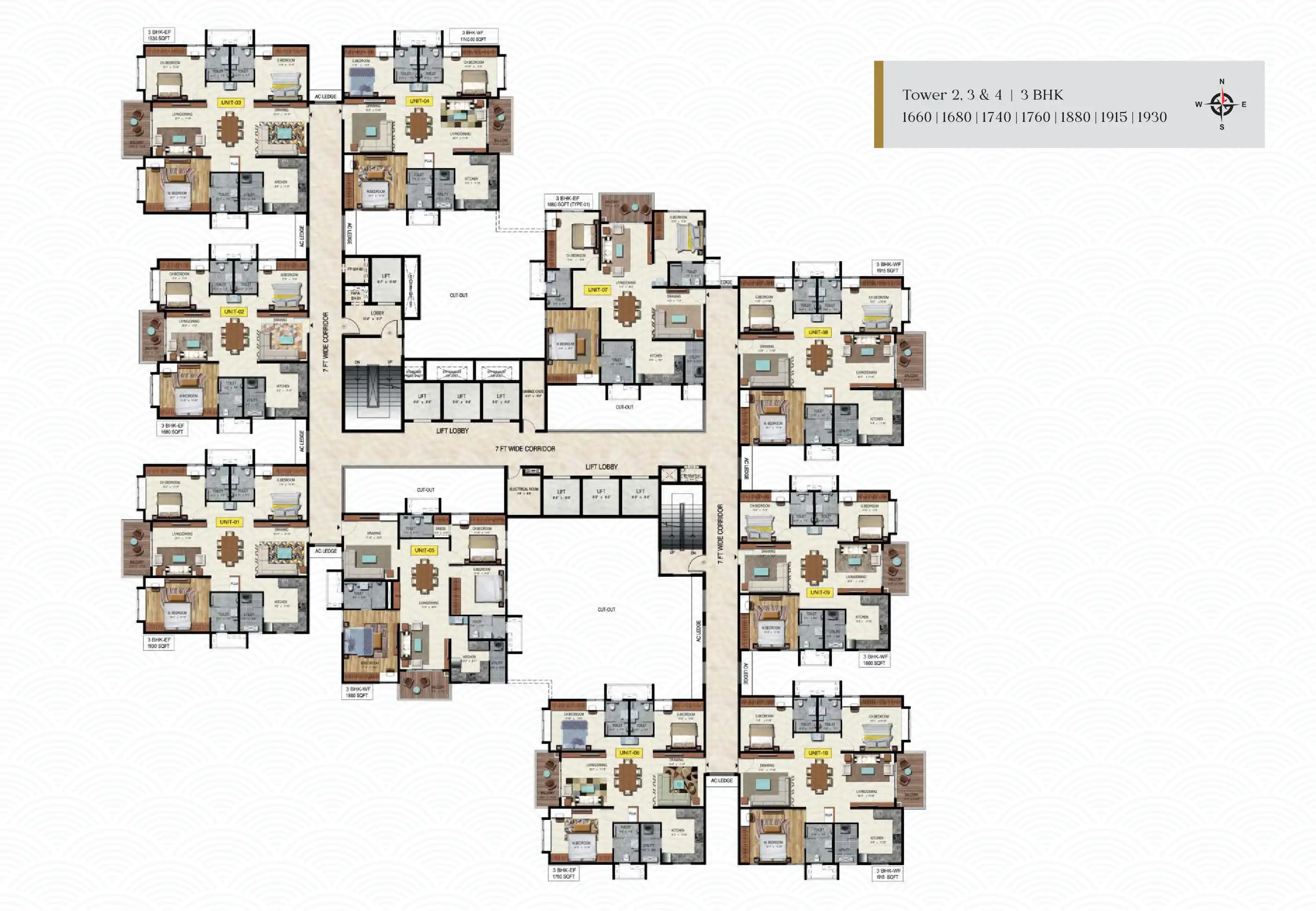 Wave Floor Plans & Layout