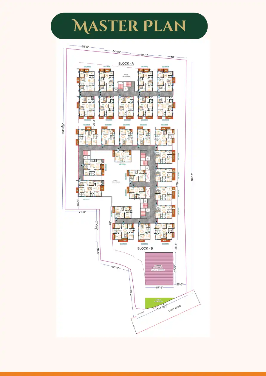 Goldenkey Meraki Floor Plans & Layout