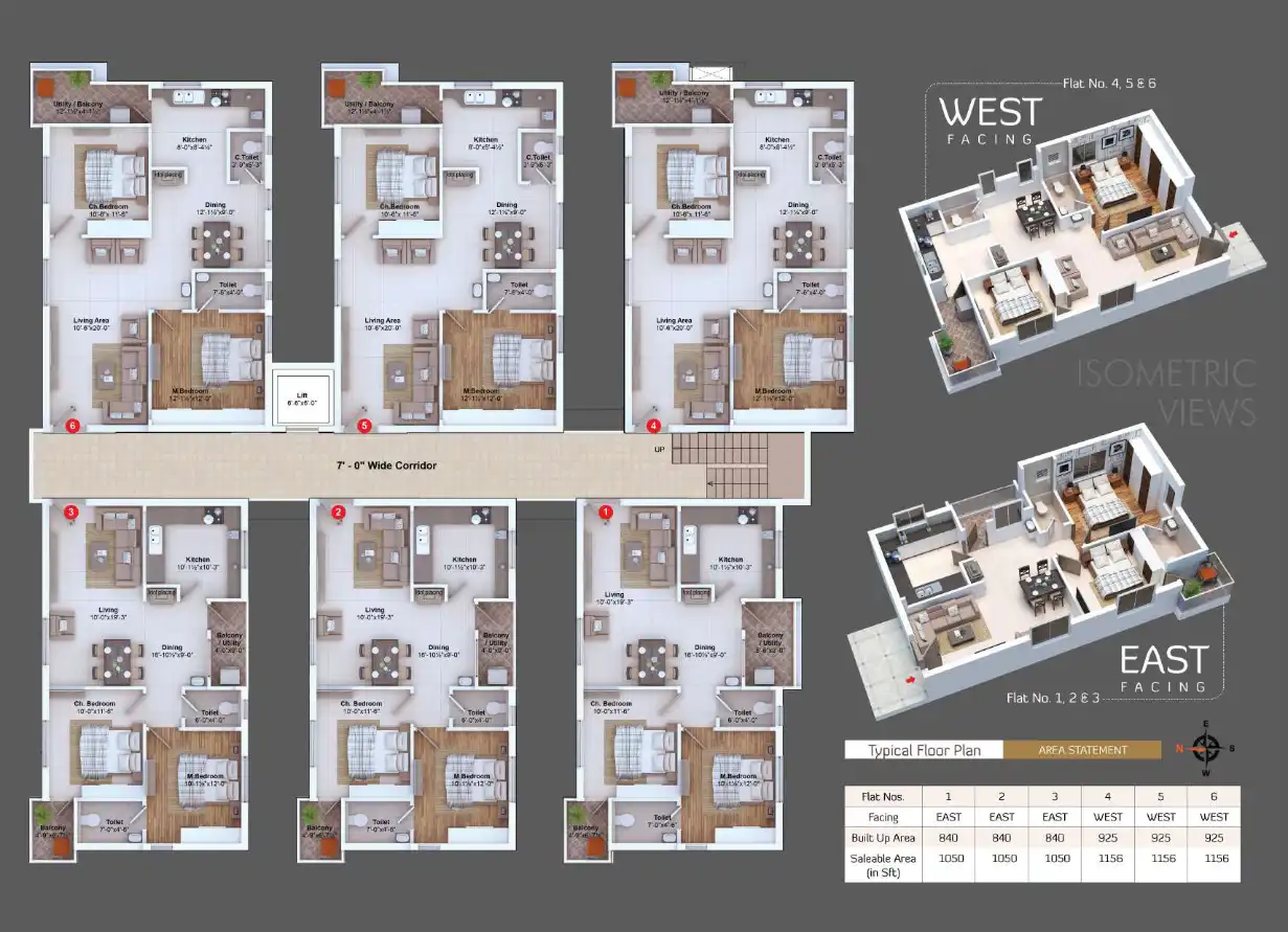 C S Vintage Heights Floor Plans & Layout