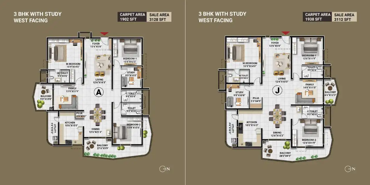 Urban Ridge Floor Plans & Layout