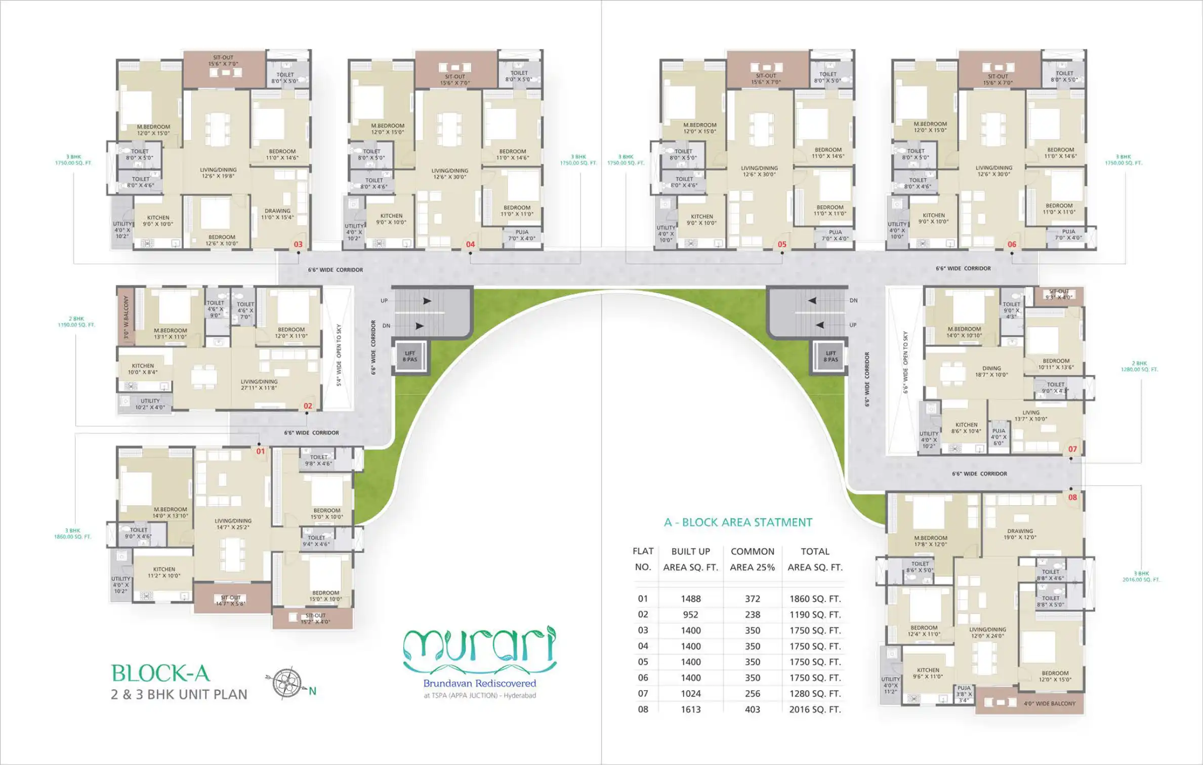 Avighna Villas Floor Plans & Layout