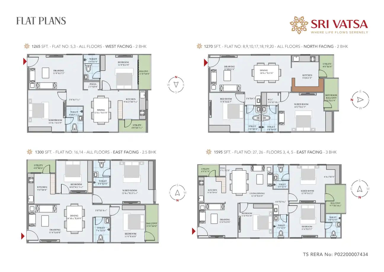 Akruthi Srivatsa Floor Plans & Layout