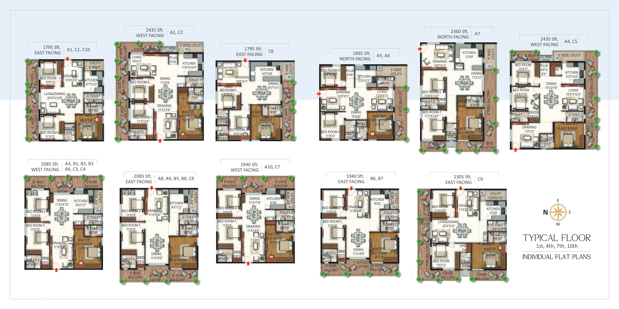 Hariharas Sri Sai Yatika Floor Plans & Layout