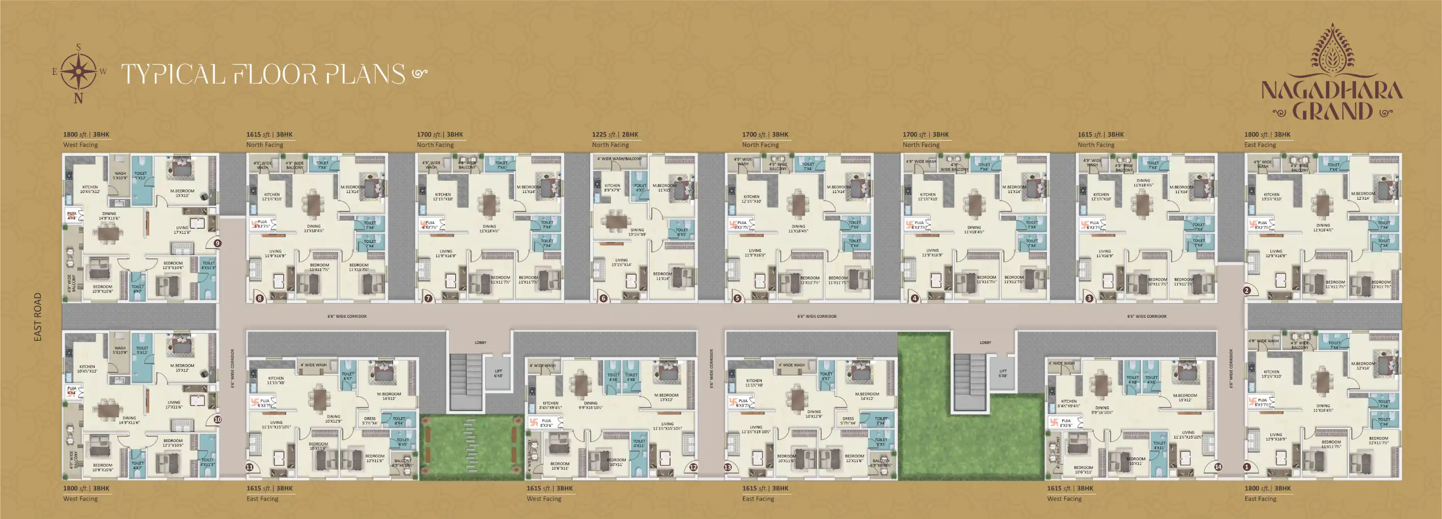 Nagadhara Grand Floor Plans & Layout