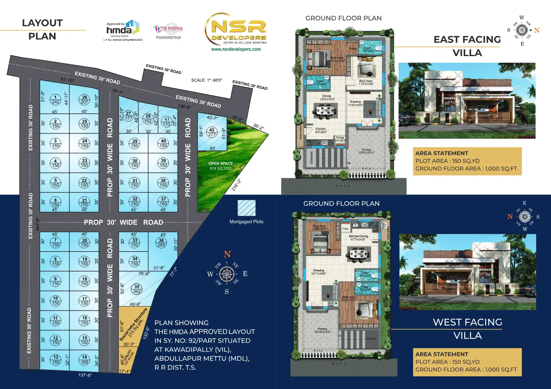 Tirumala Hills 2 Floor Plans & Layout