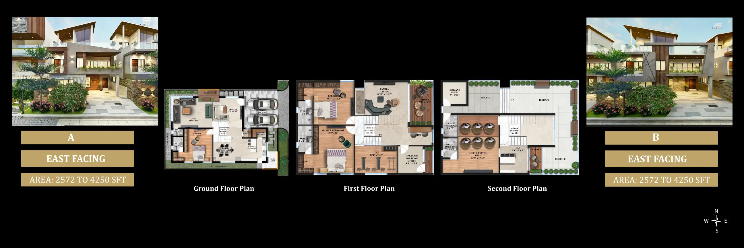 Sentience Custom Built Homes Floor Plans & Layout