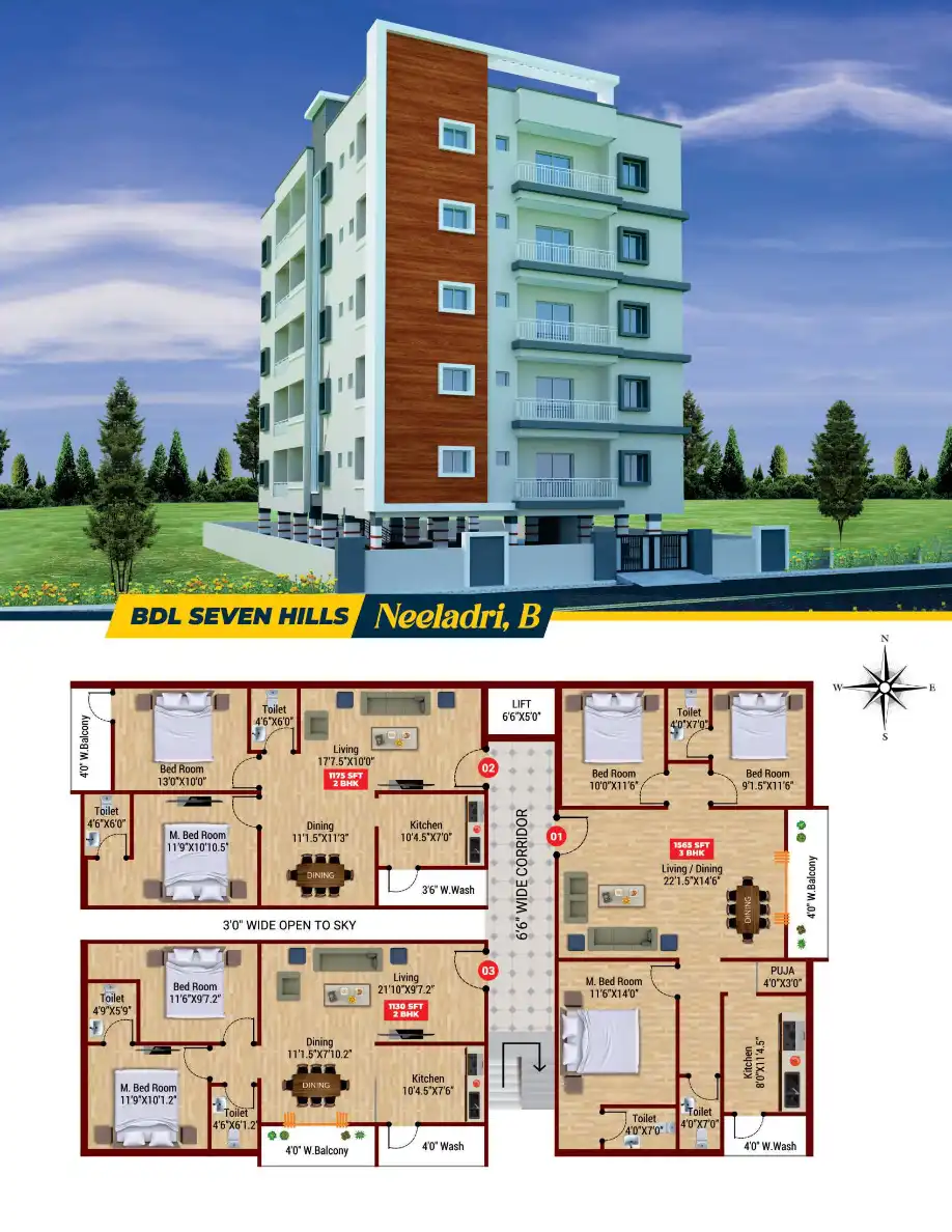 Sevenhills Township Floor Plans & Layout