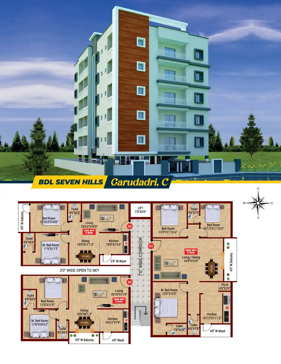 Sevenhills Township Floor Plans & Layout