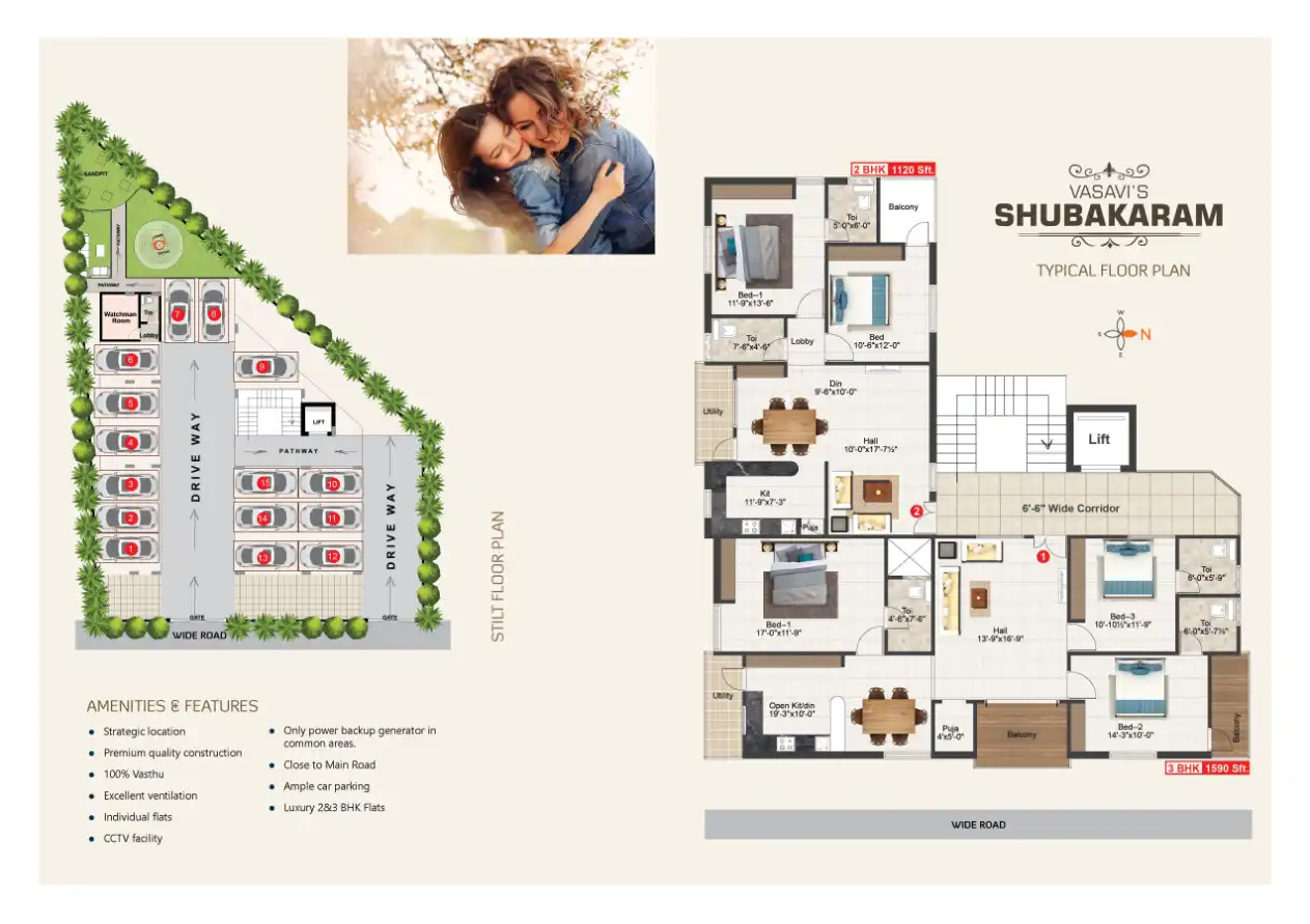 Vasavi Shubakaram Floor Plans & Layout