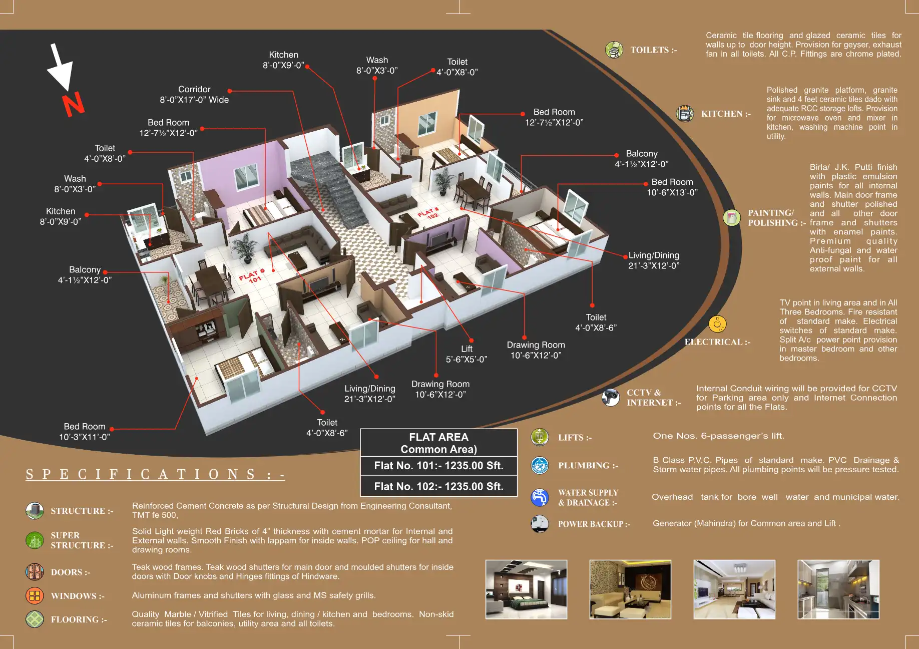 JK Residency Floor Plans & Layout